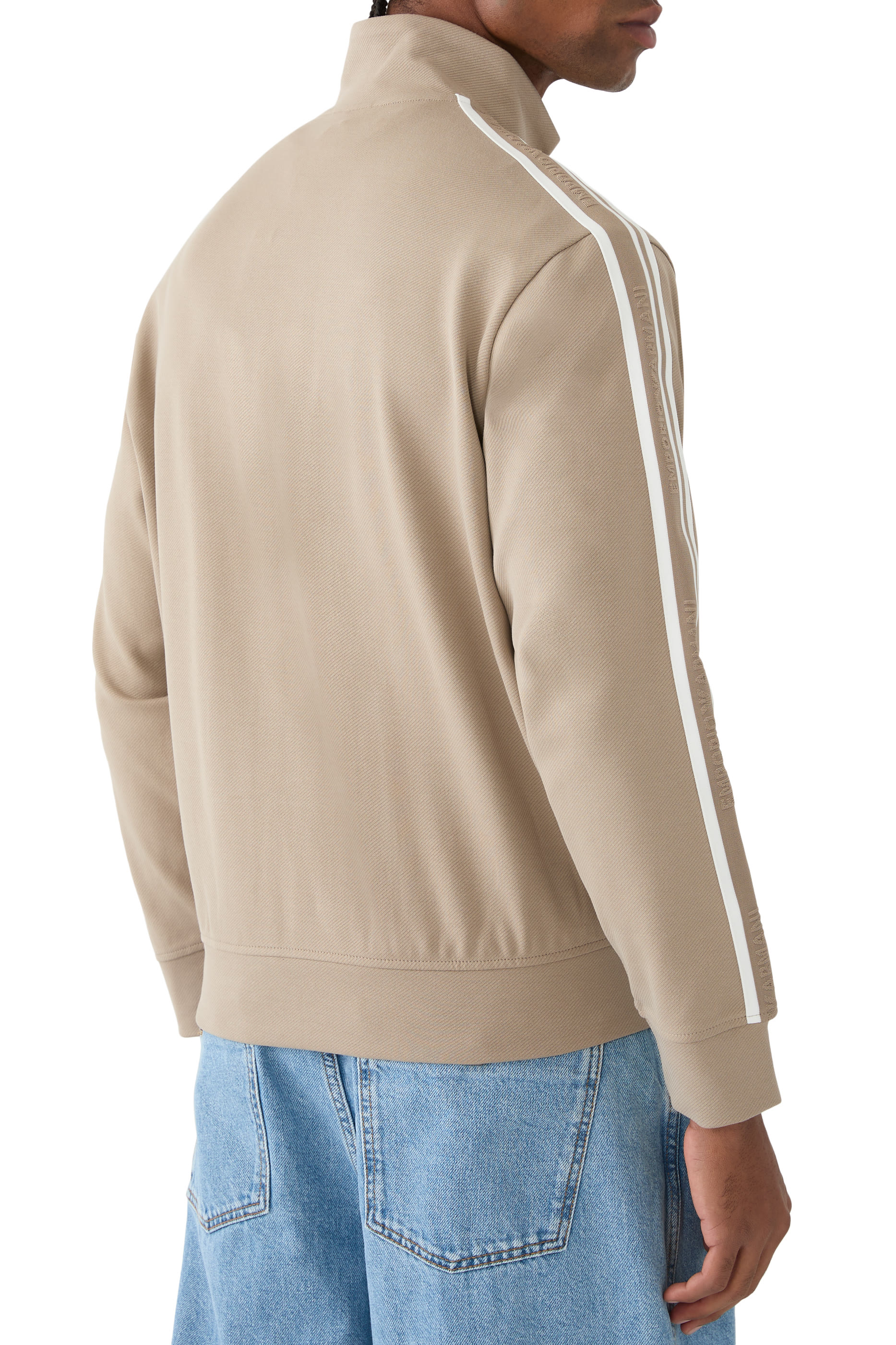 سويت شيرت بسحاب وأشرطة