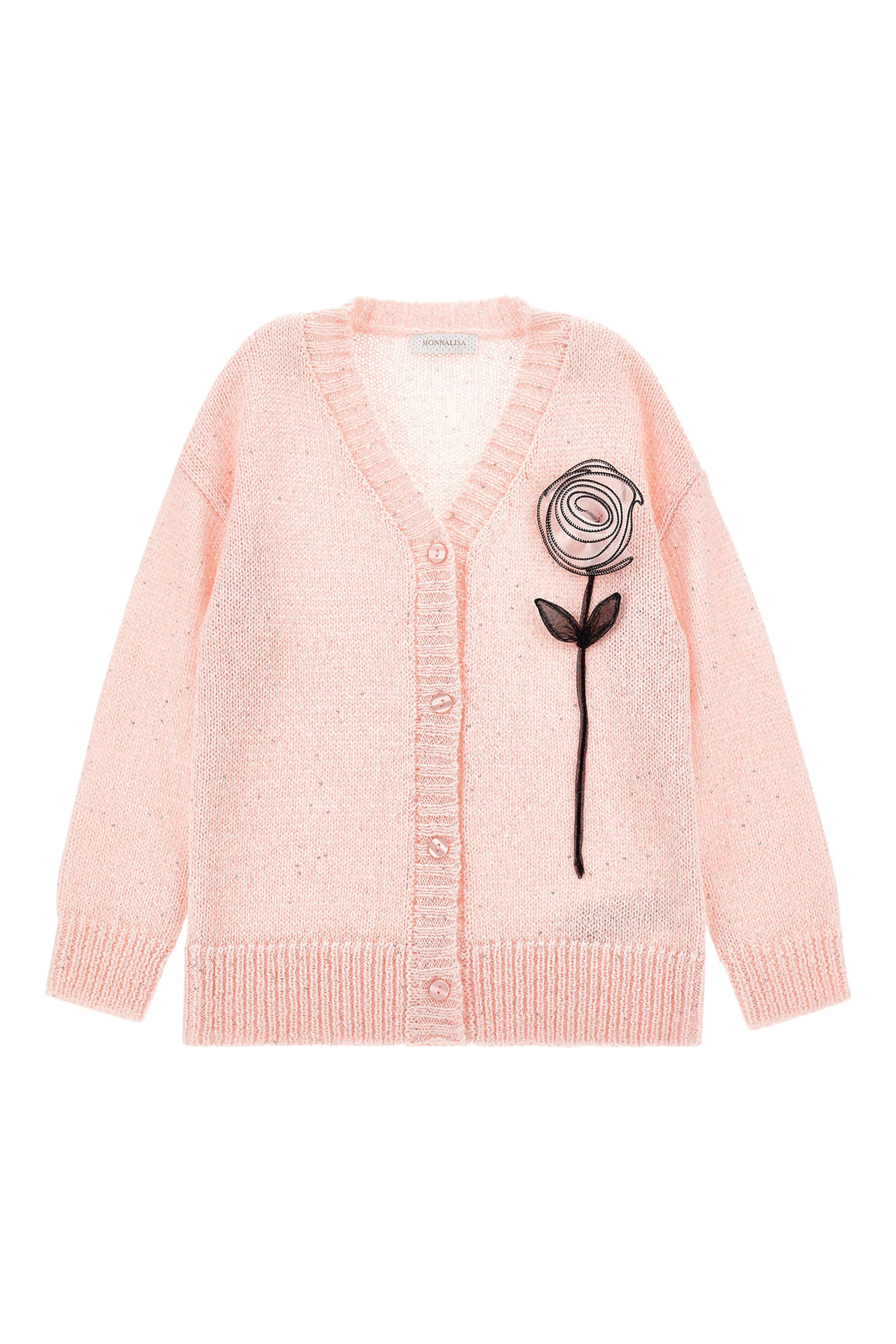 Kids 3D Flower Cardigan