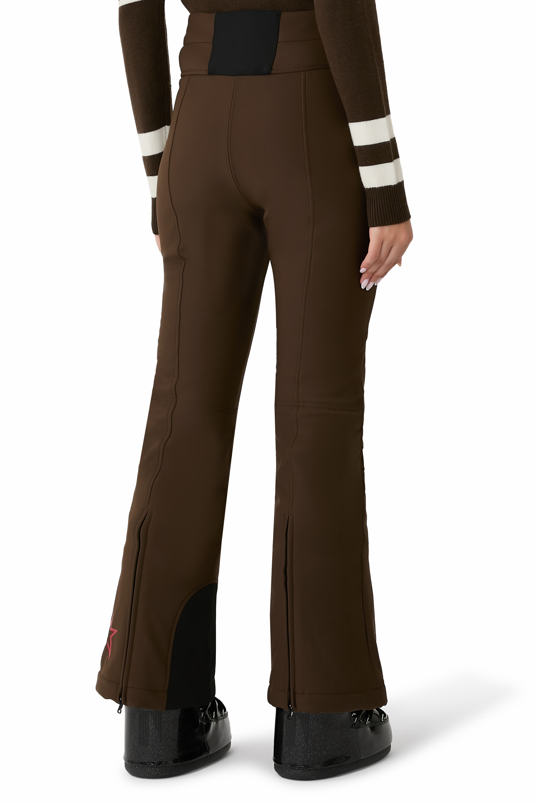 بنطال تزلج أورورا بخصر عال وقصة واسعة