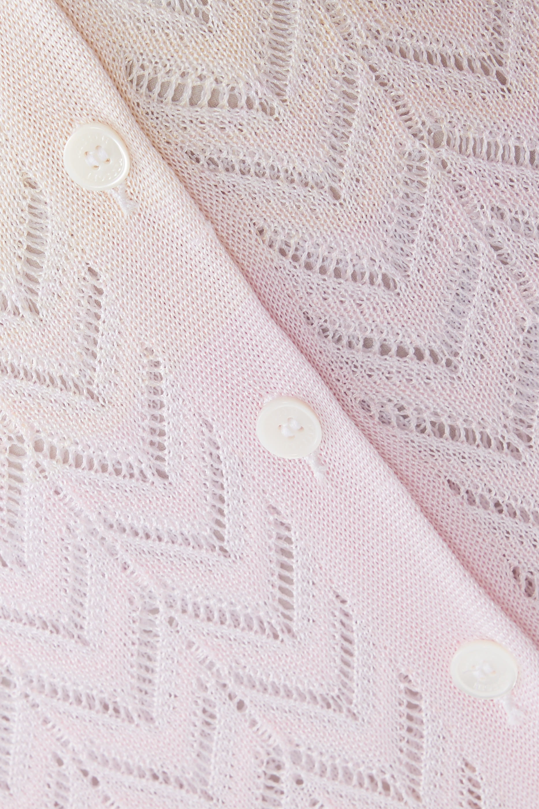 كارديغان طويل بنقشة خطوط متعرجة ولون متدرج فيسكوز