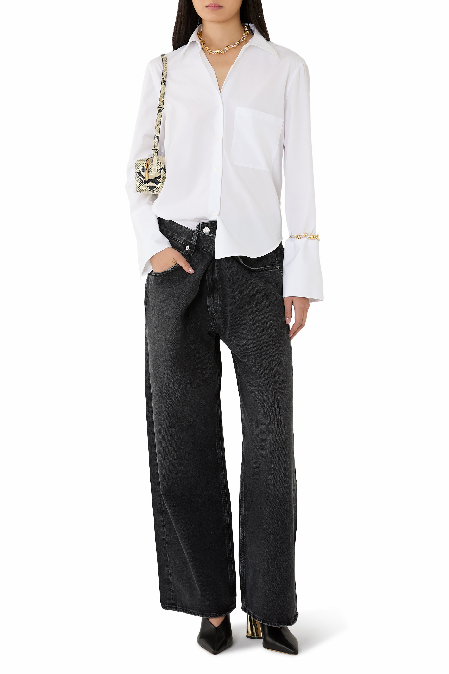 قميص كلاسيك بوبلين