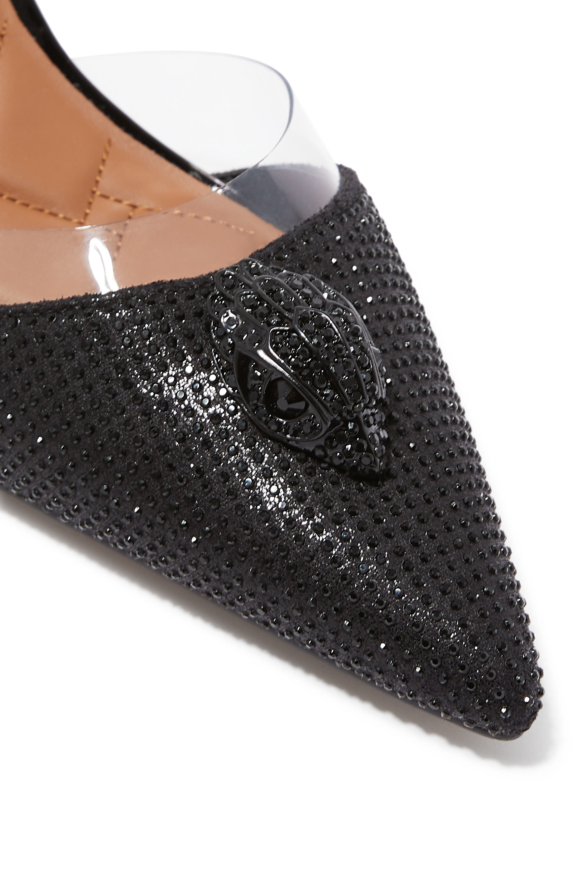 حذاء بلغرافيا فينيل 64 بكعب وسير خلفي