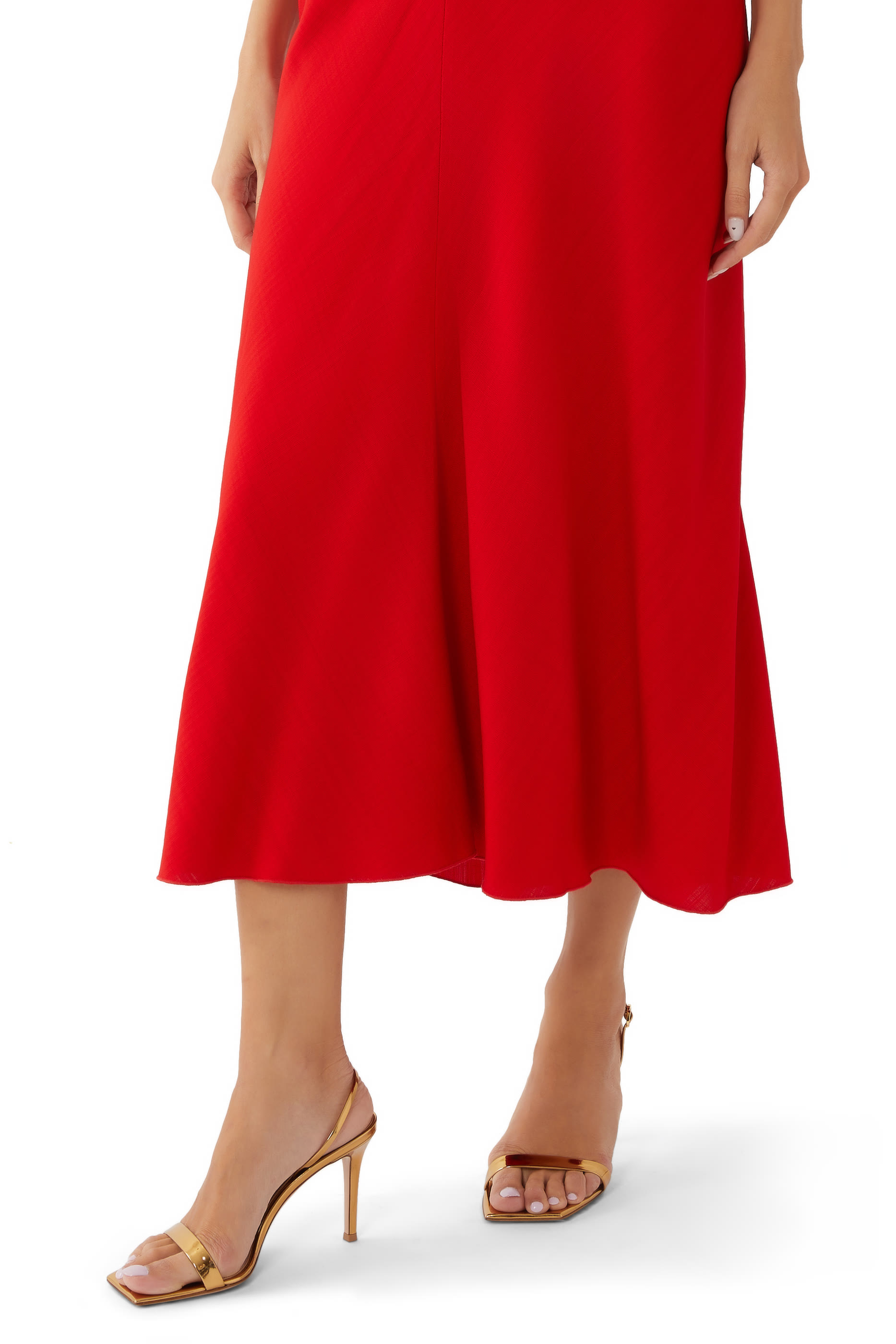 صندل ريبون 85 بكعب رفيع