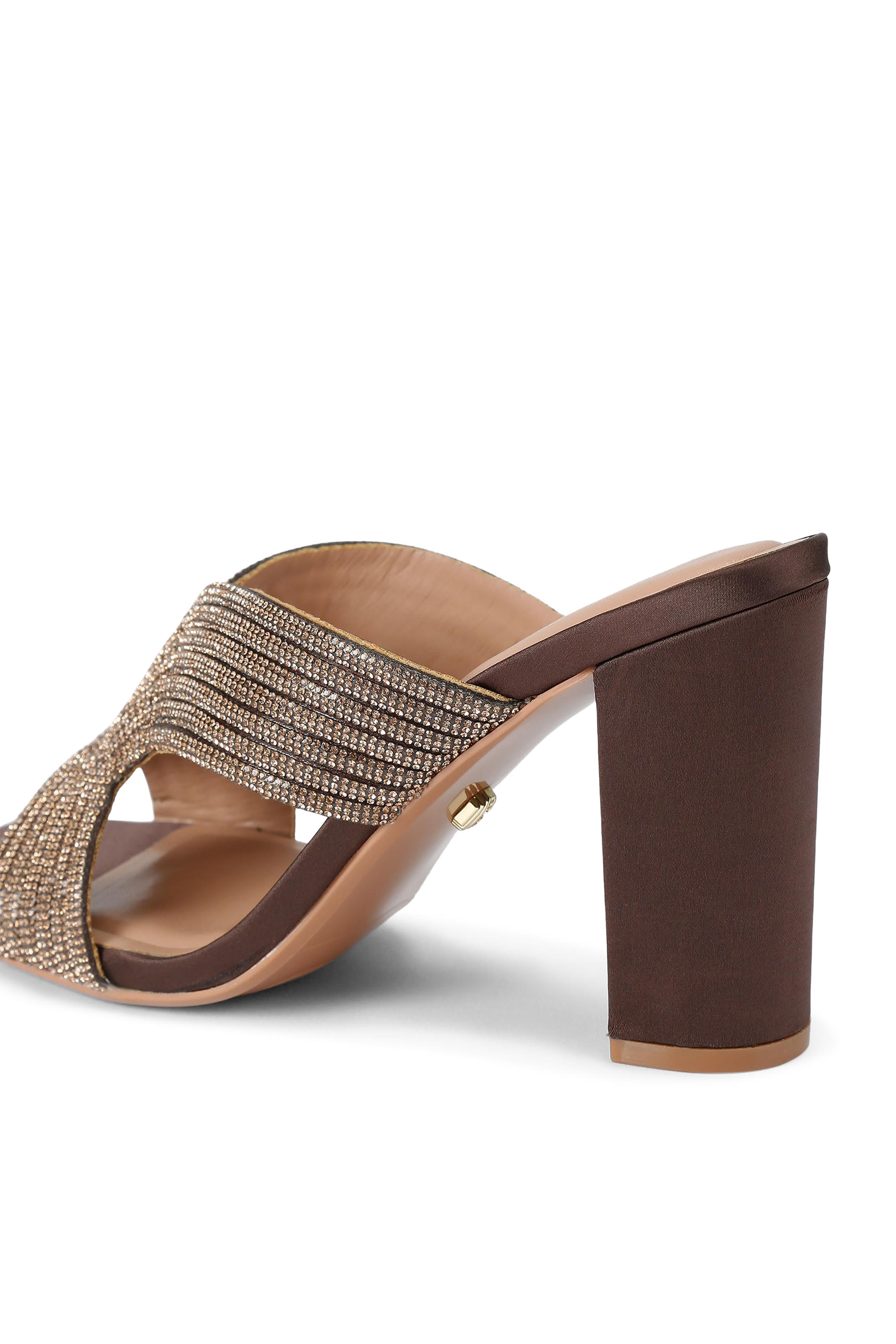 حذاء بابارازي بكعب عريض 90