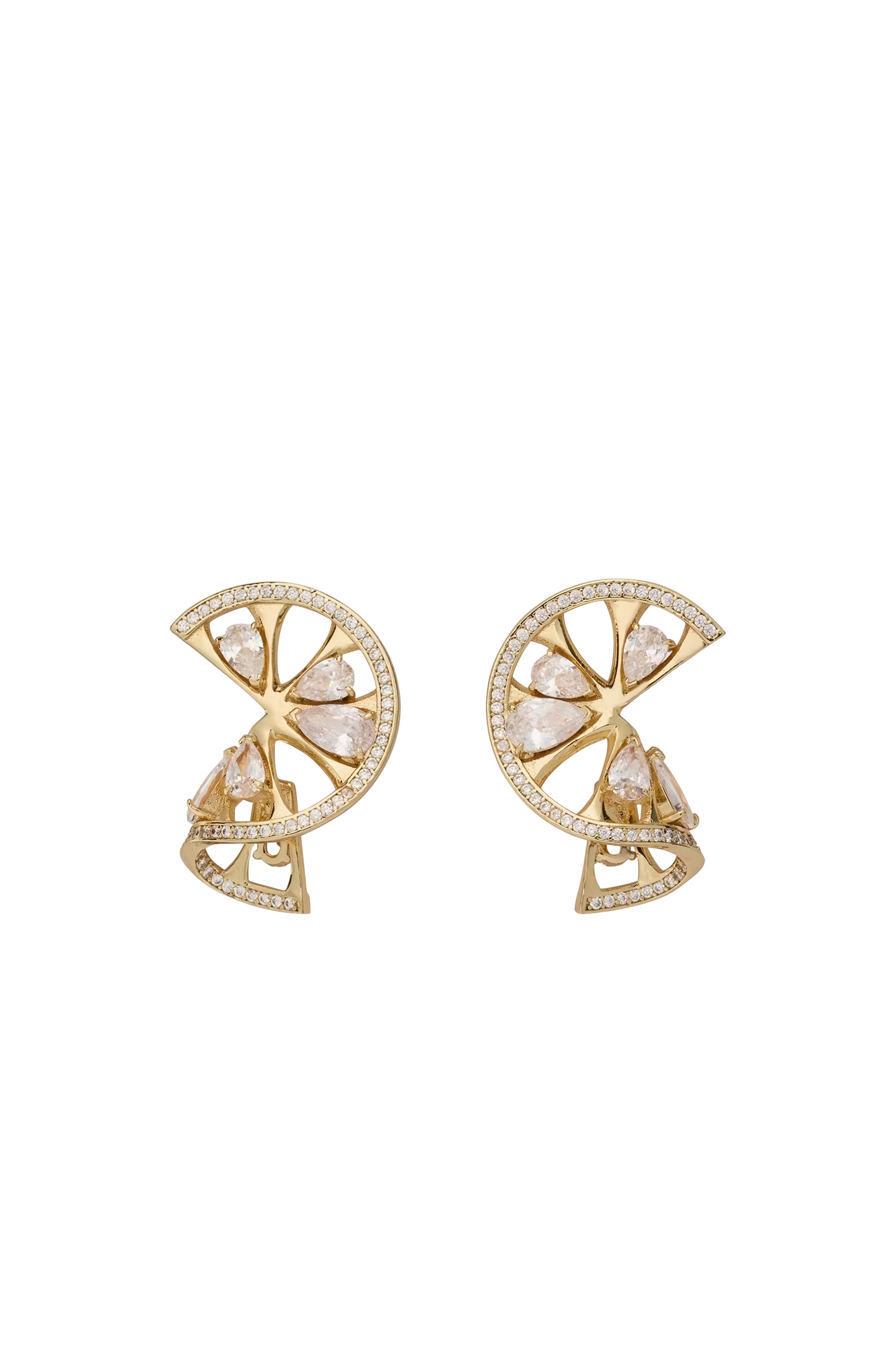 أقراط ستيتمنت بتصميم ملفوف