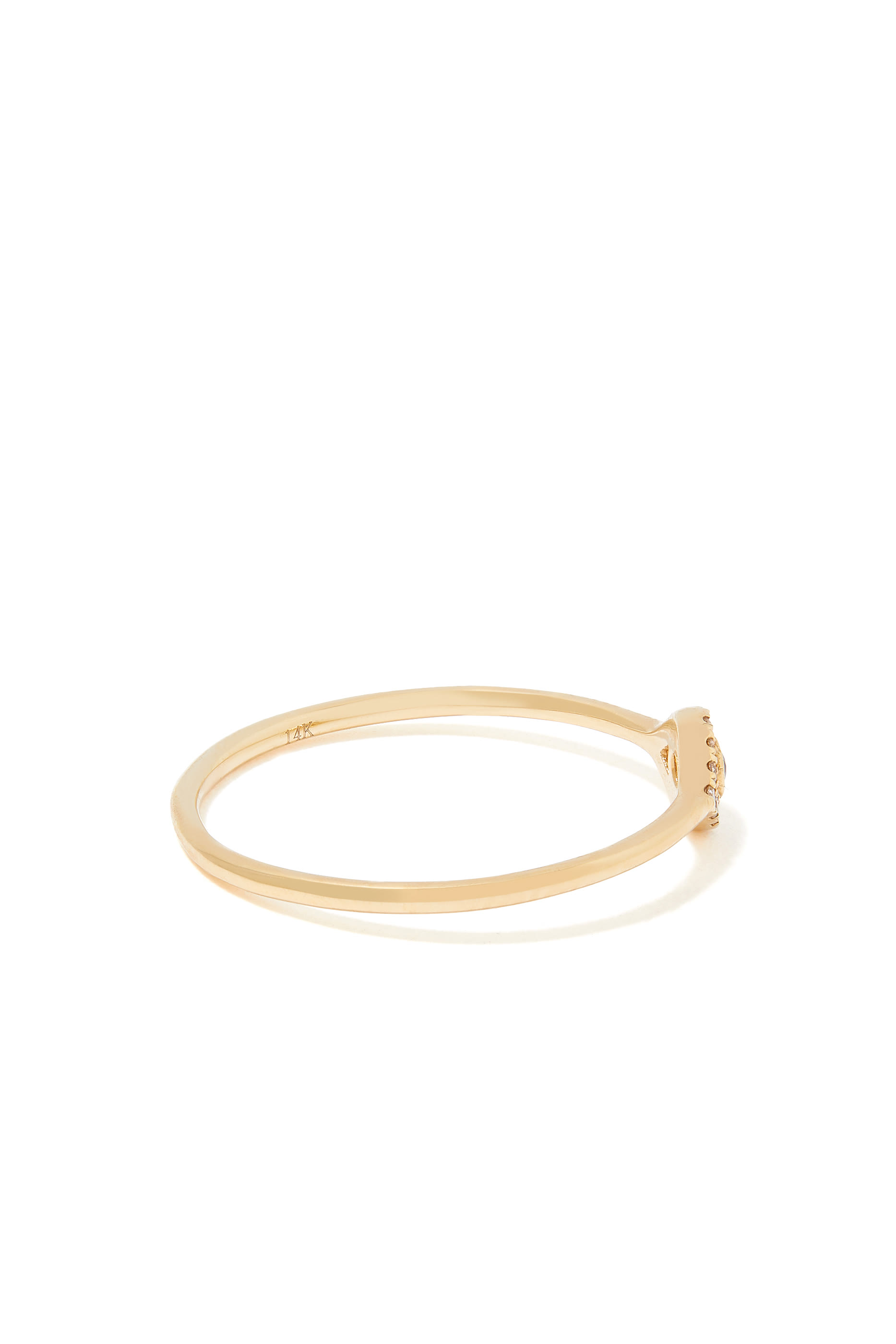 خاتم مرصع بعين الحسود صغيرة