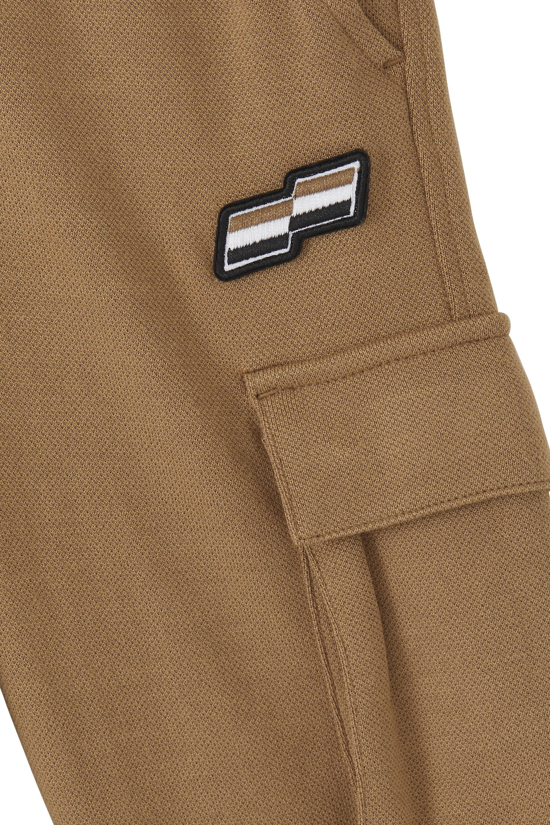 بنطال رياضي كارجو للأطفال بشعار الماركة