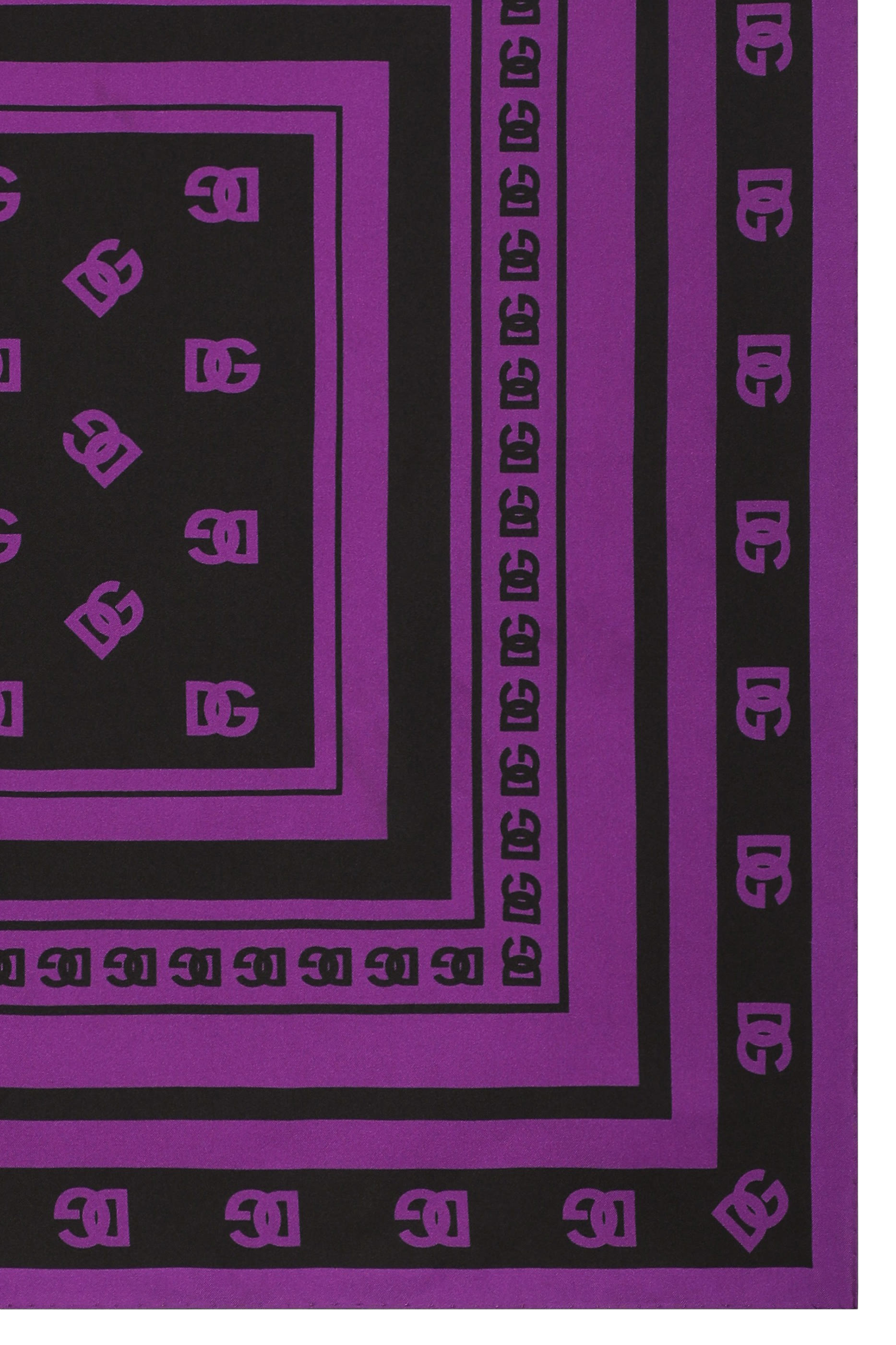 وشاح بشعار حرفي الماركة حرير تويل