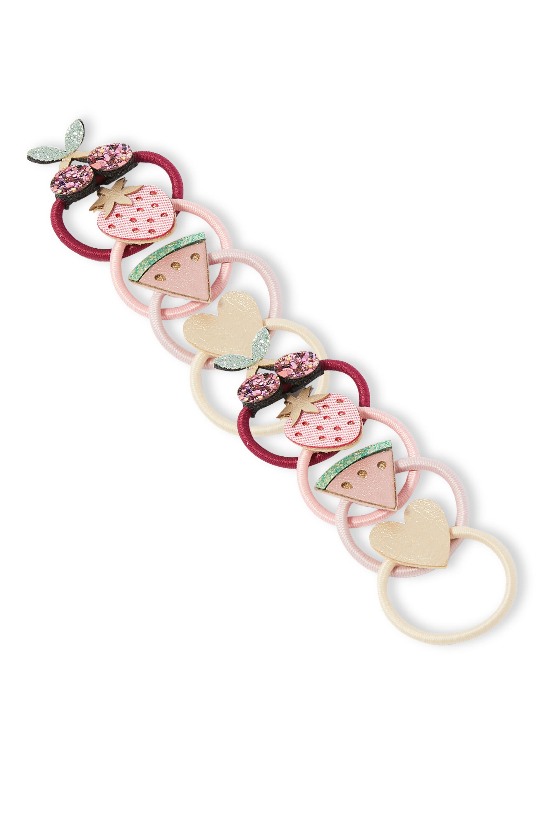 ربطات شعر صغيرة مزينة بفواكه للأطفال