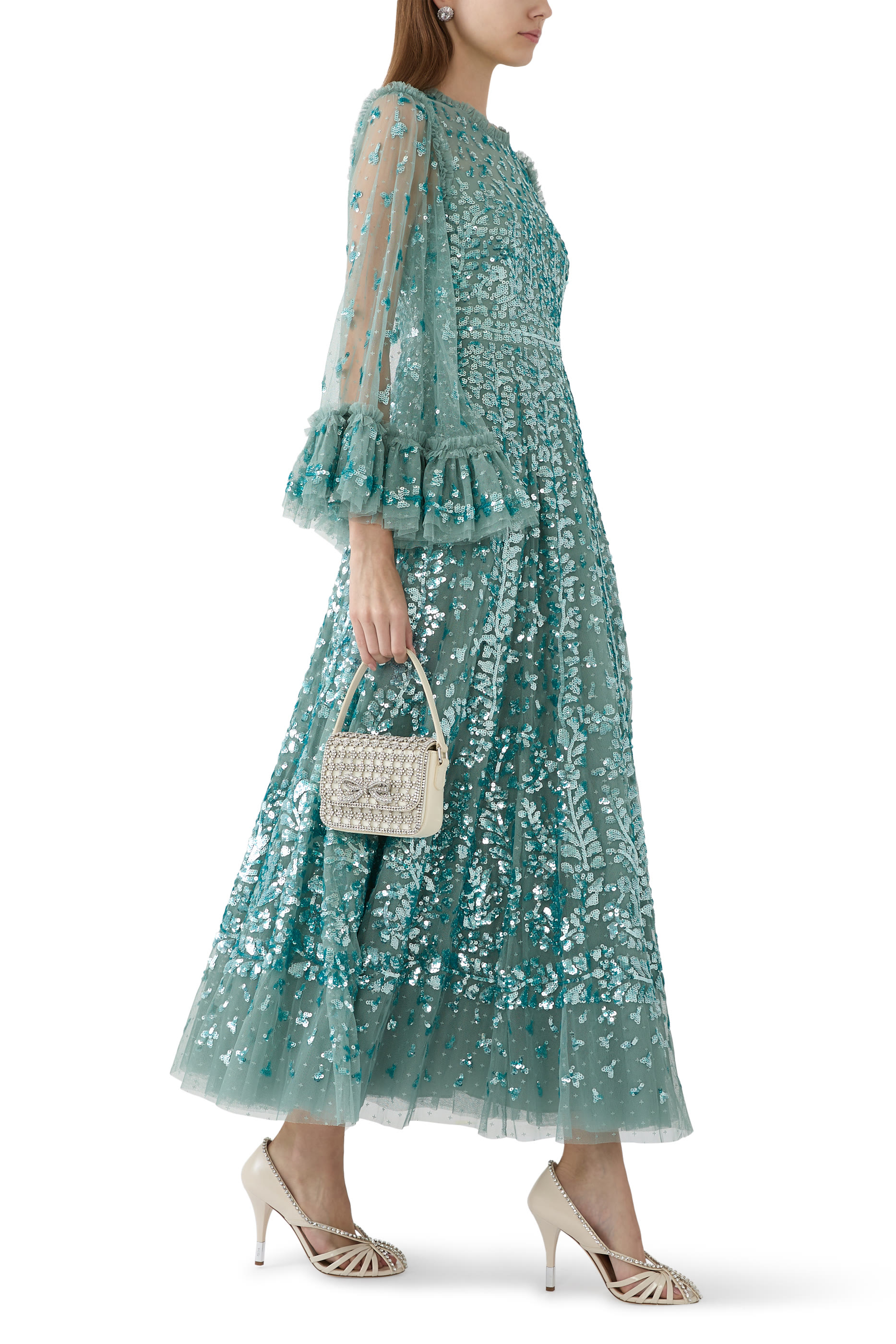 فستان سهرة فيرن بطول الكاحل