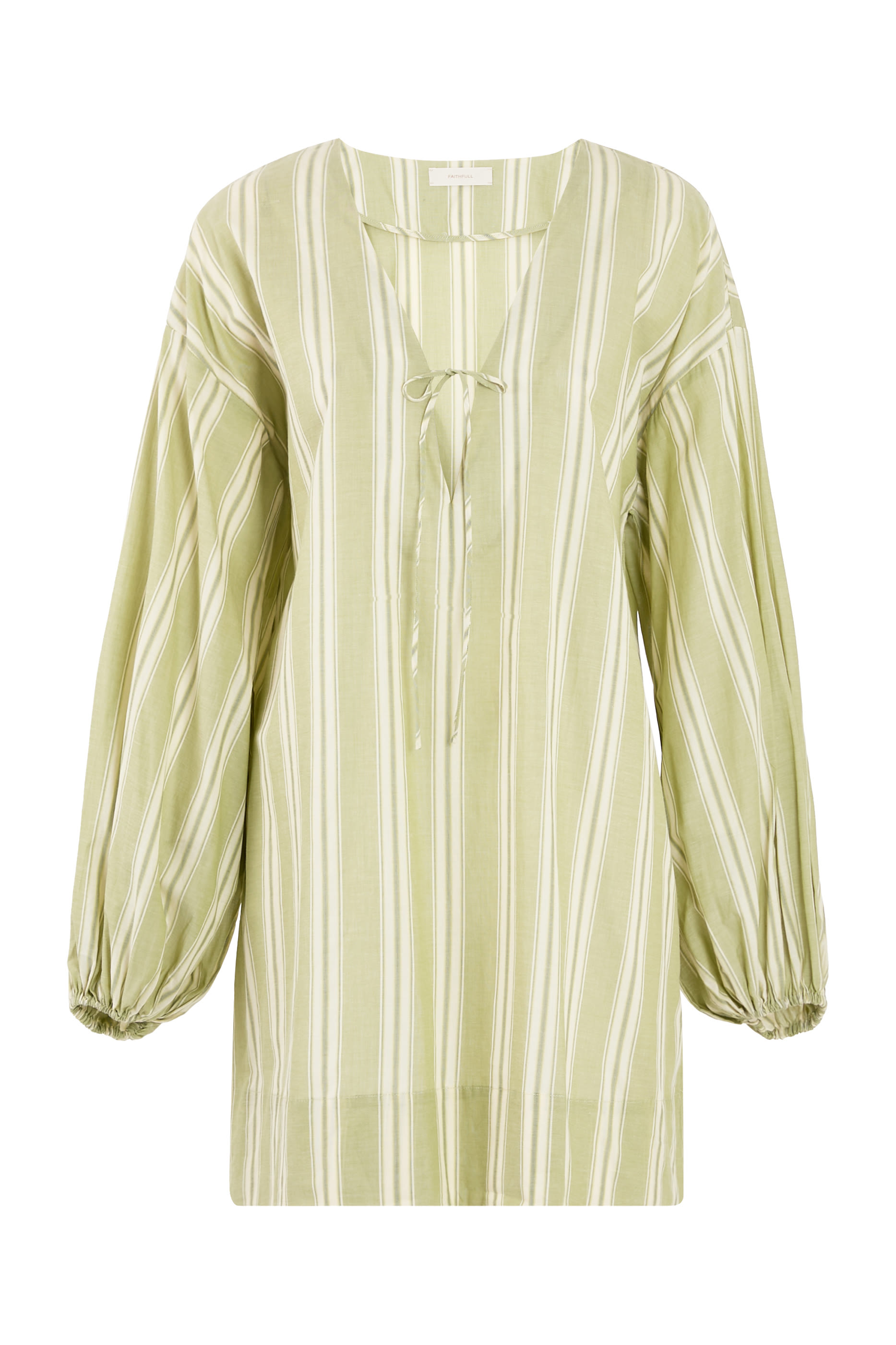  Pia Striped Mini Beach Dress