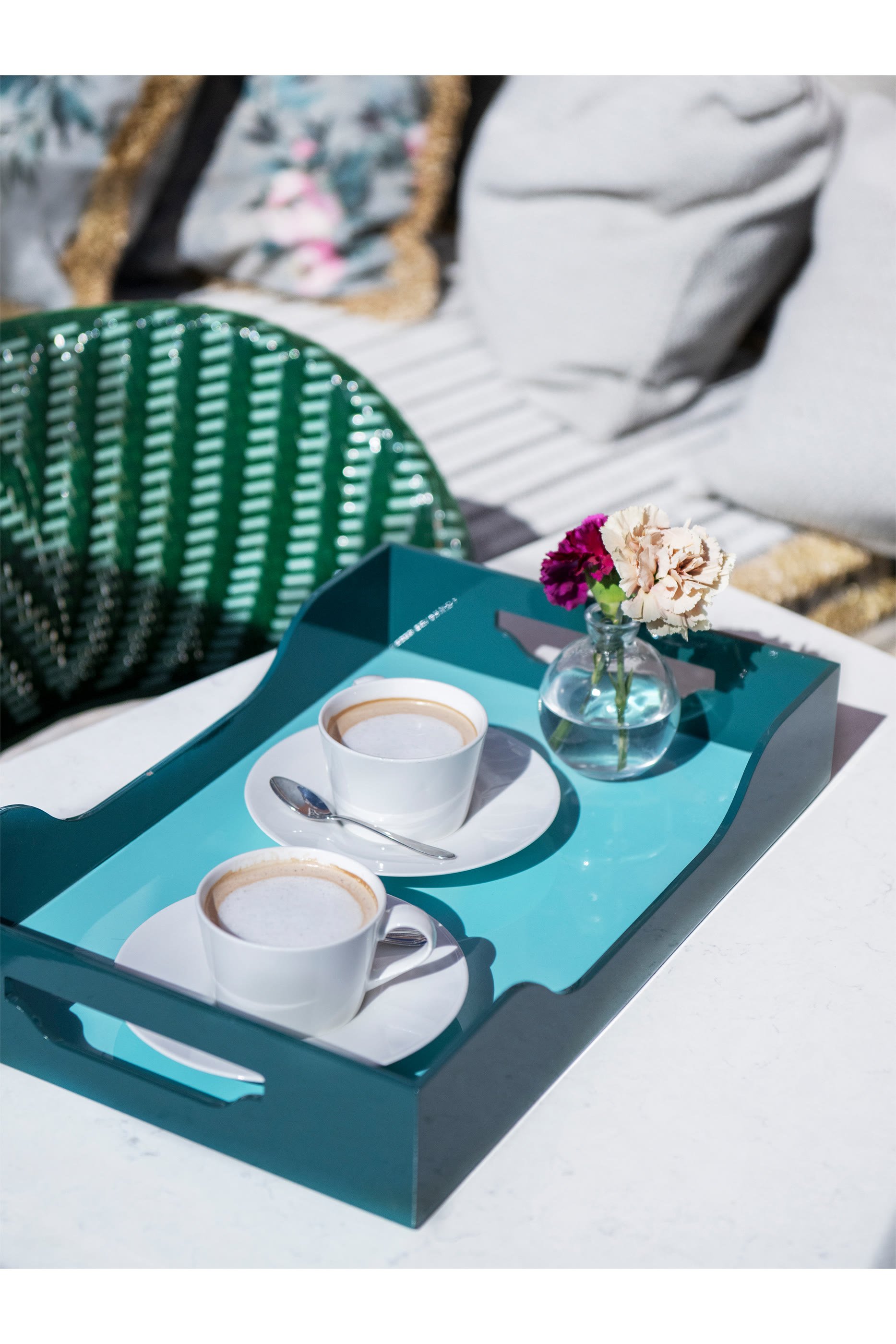 صينية سويل كبيرة مطلية