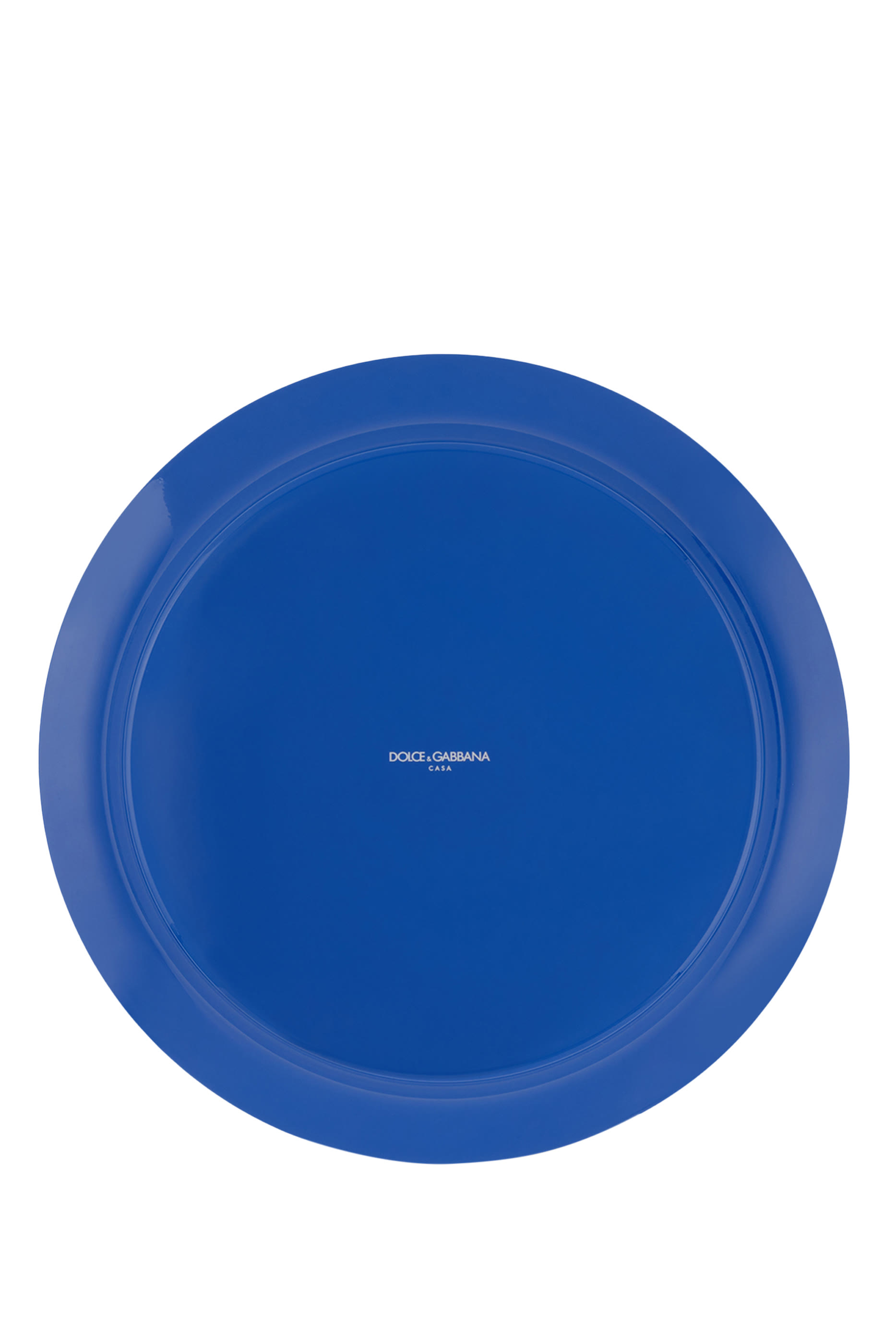 صينية معدنية مستديرة بلو ميديتيرانيو