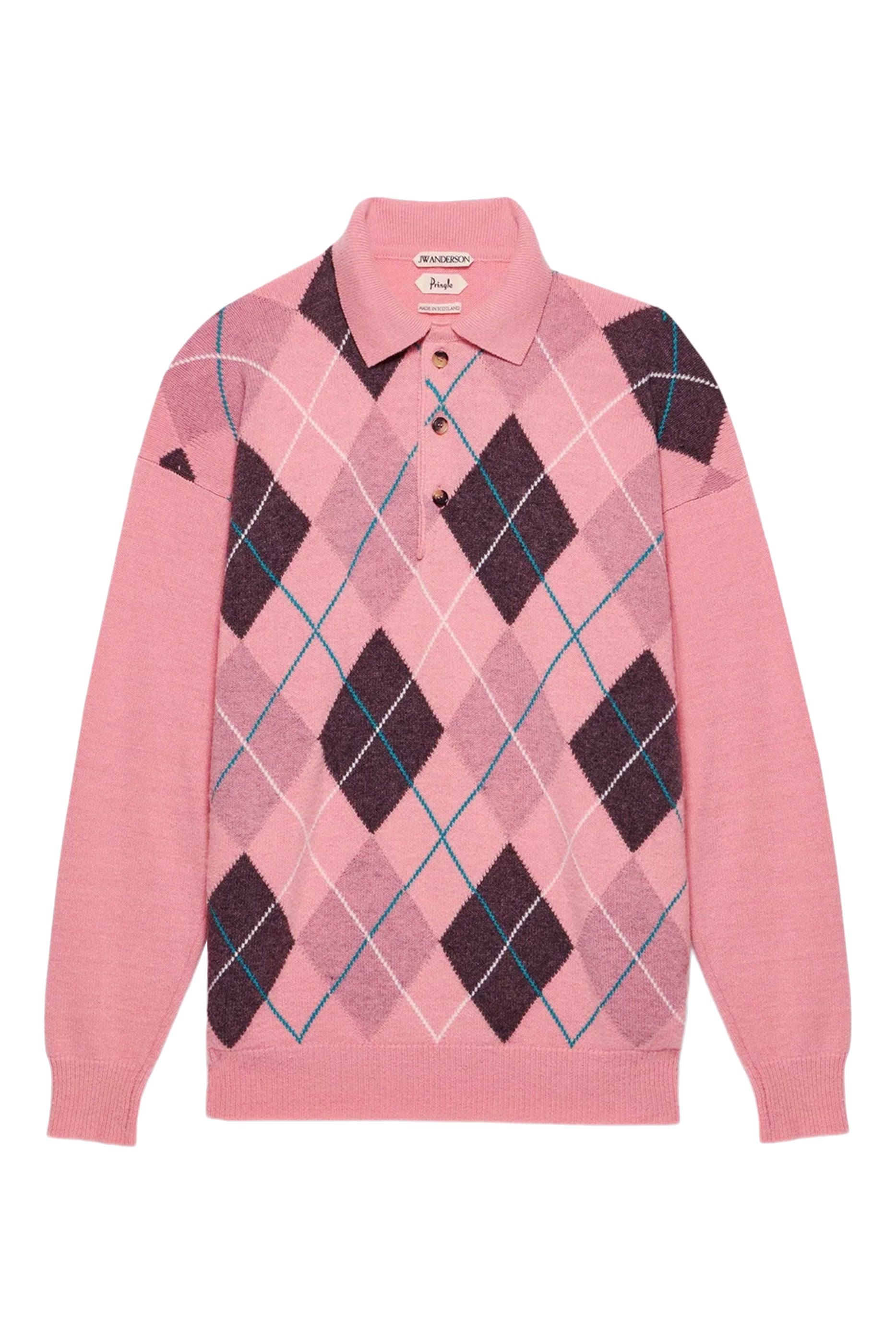 سترة بولو x برينغل بنقشة أرغايل للرجال 