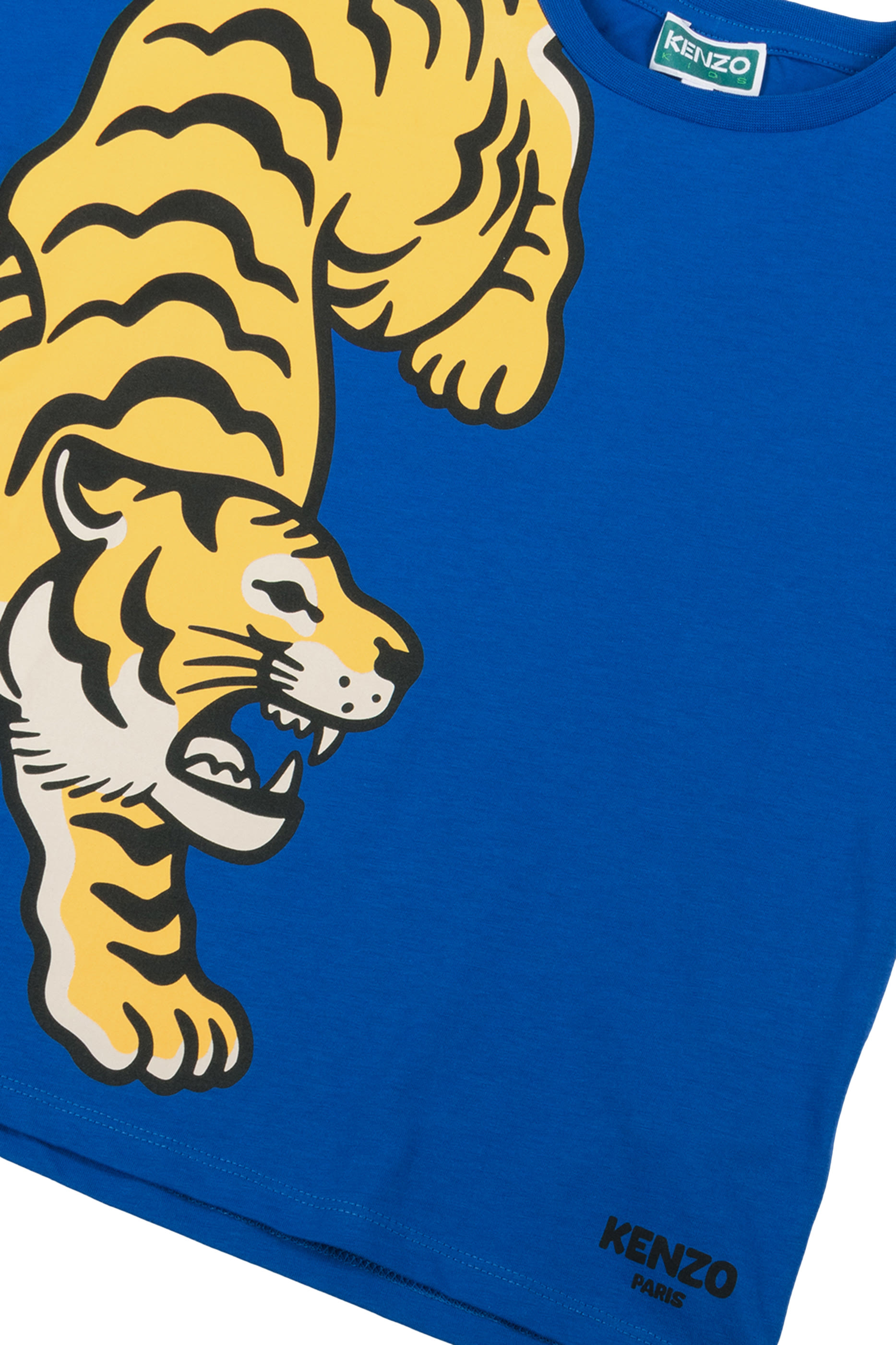 تيشيرت بطبعة نمر وشعار الماركة للأطفال