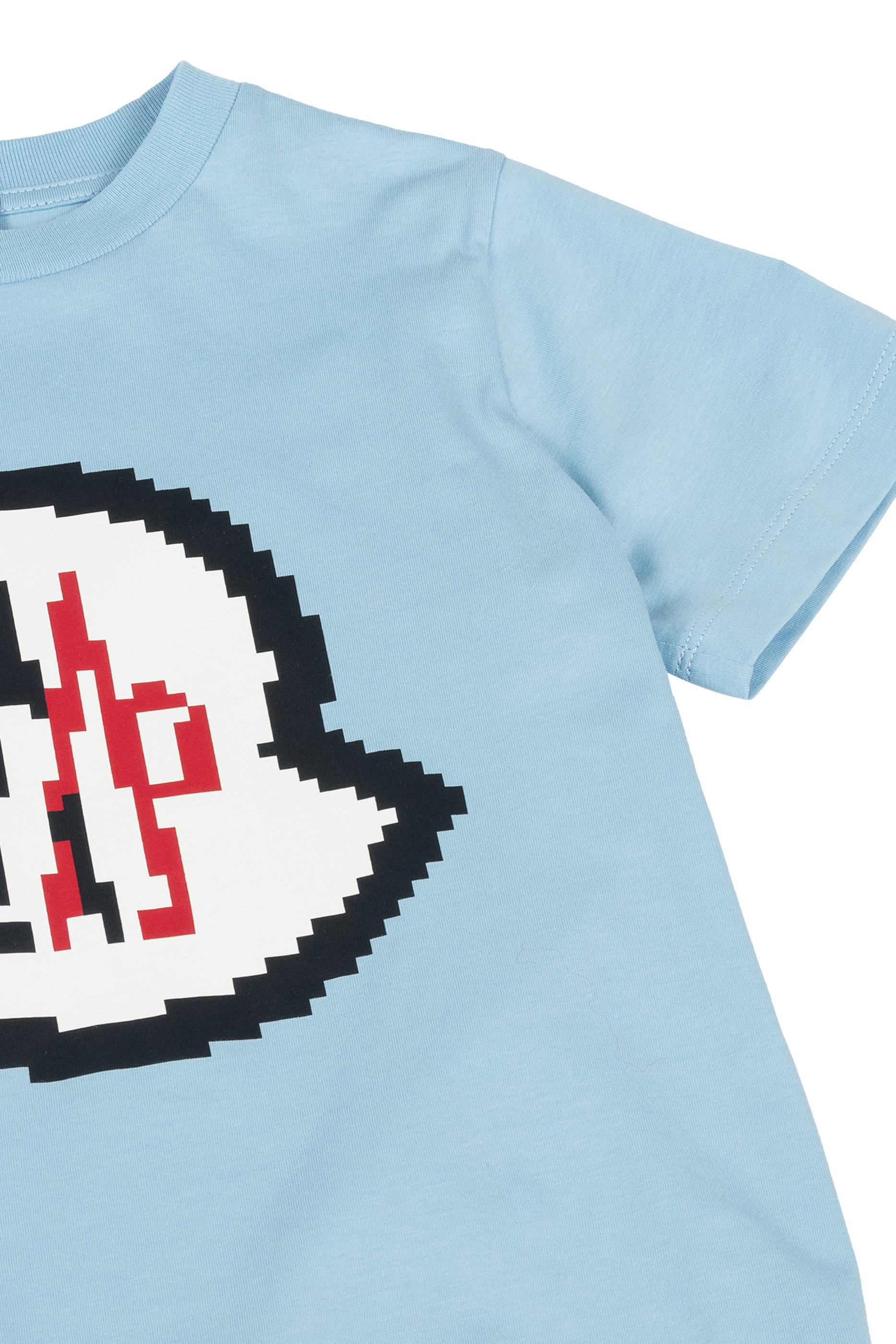 تيشيرت بشعار الماركة قطن للاطفال