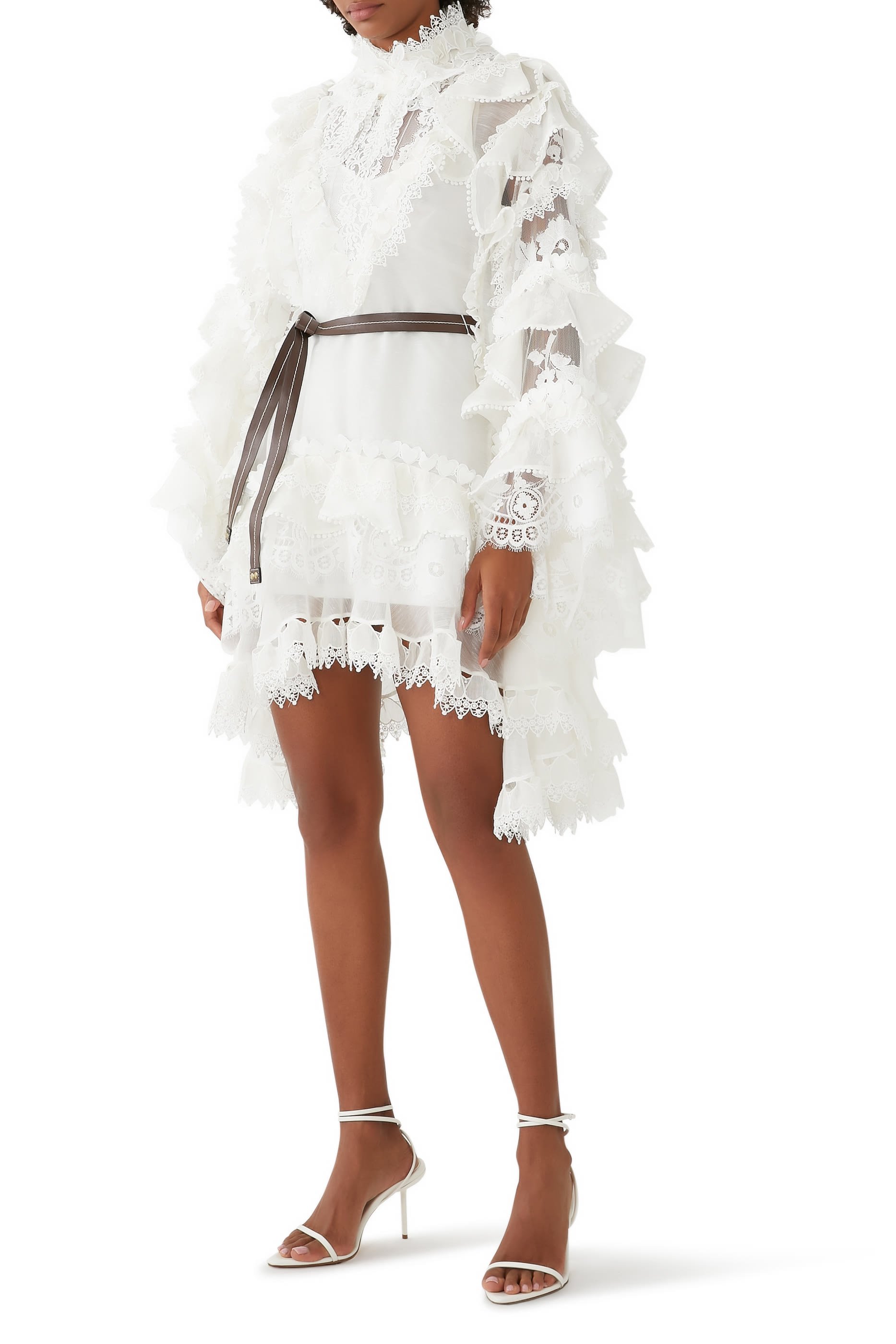 فستان كراش قصير بحواف مزينة بقلوب