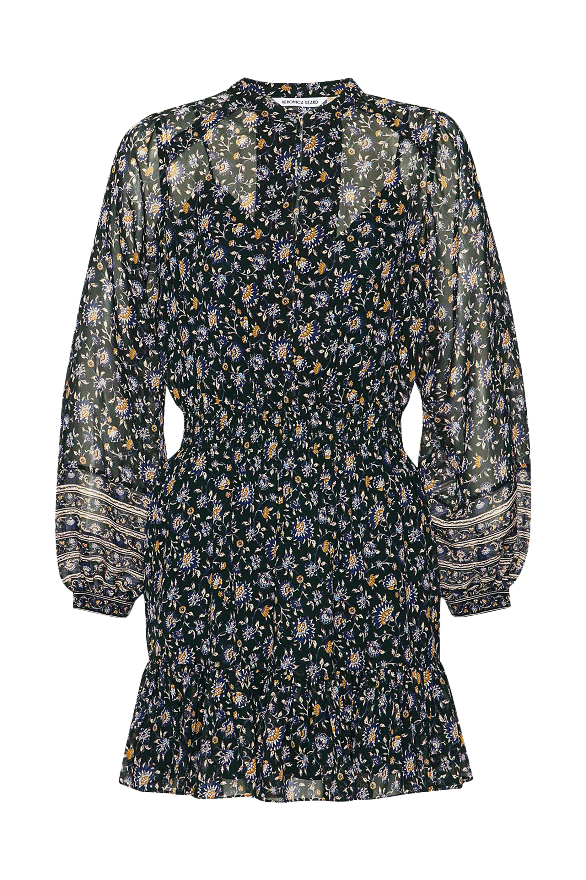 فستان ميرابال قصير حرير