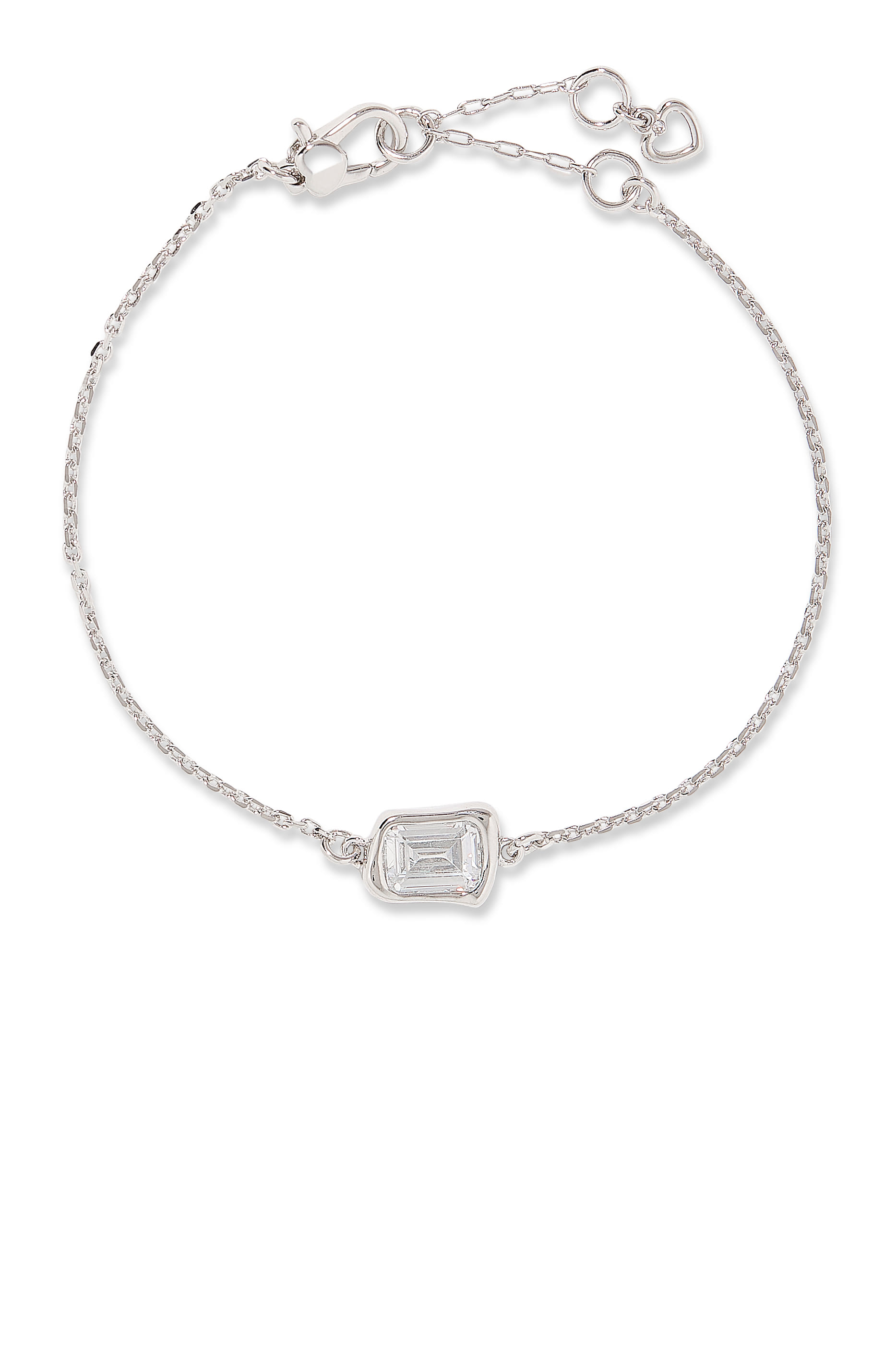 سوار سوليتير مولتن مرصع بحجر زجاجي