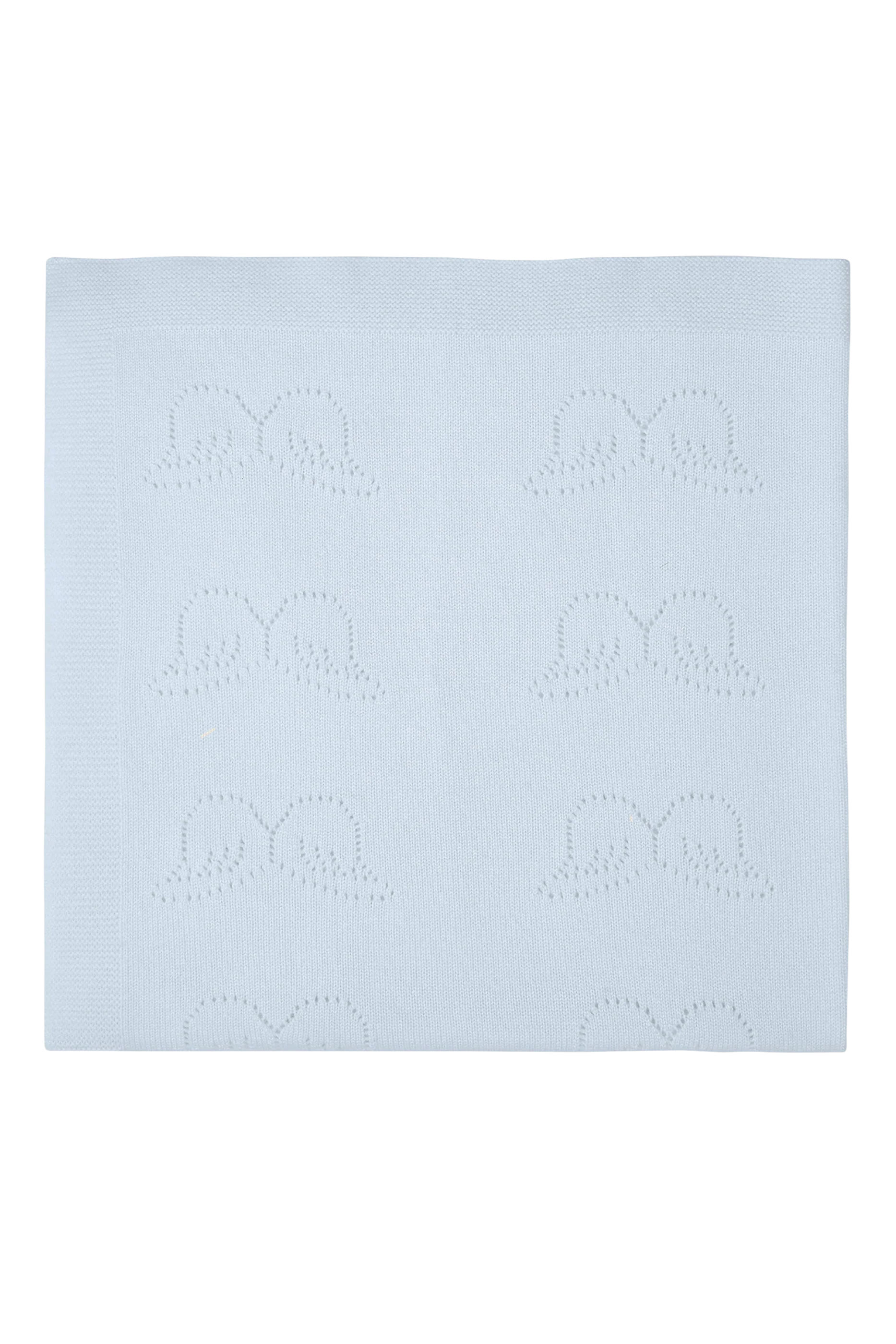 بطانية بتطريز شعار الماركة كشمير