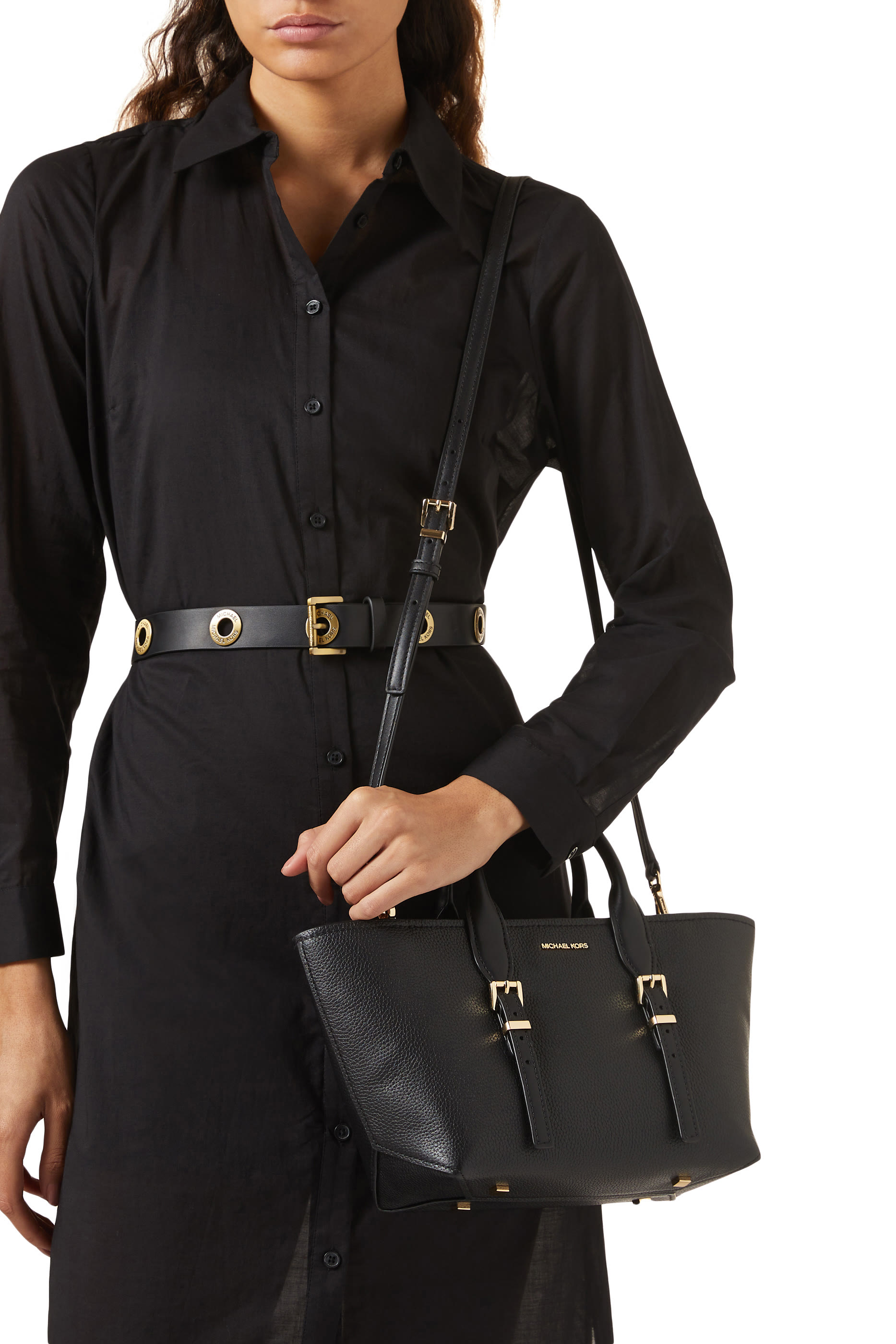 حقيبة ساتشيل صغيرة بشعار الماركة