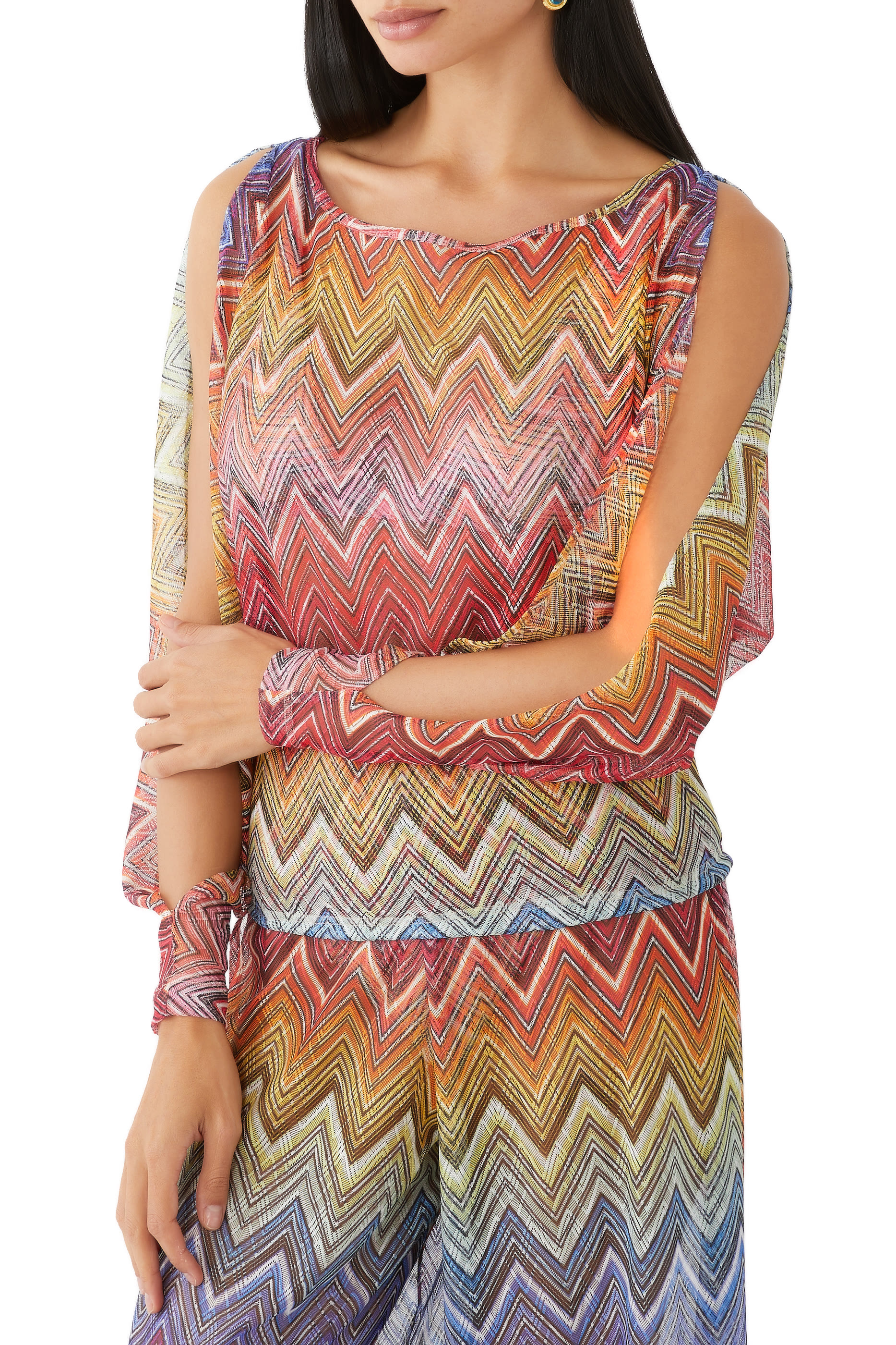 بلوزة نسيج كروشيه