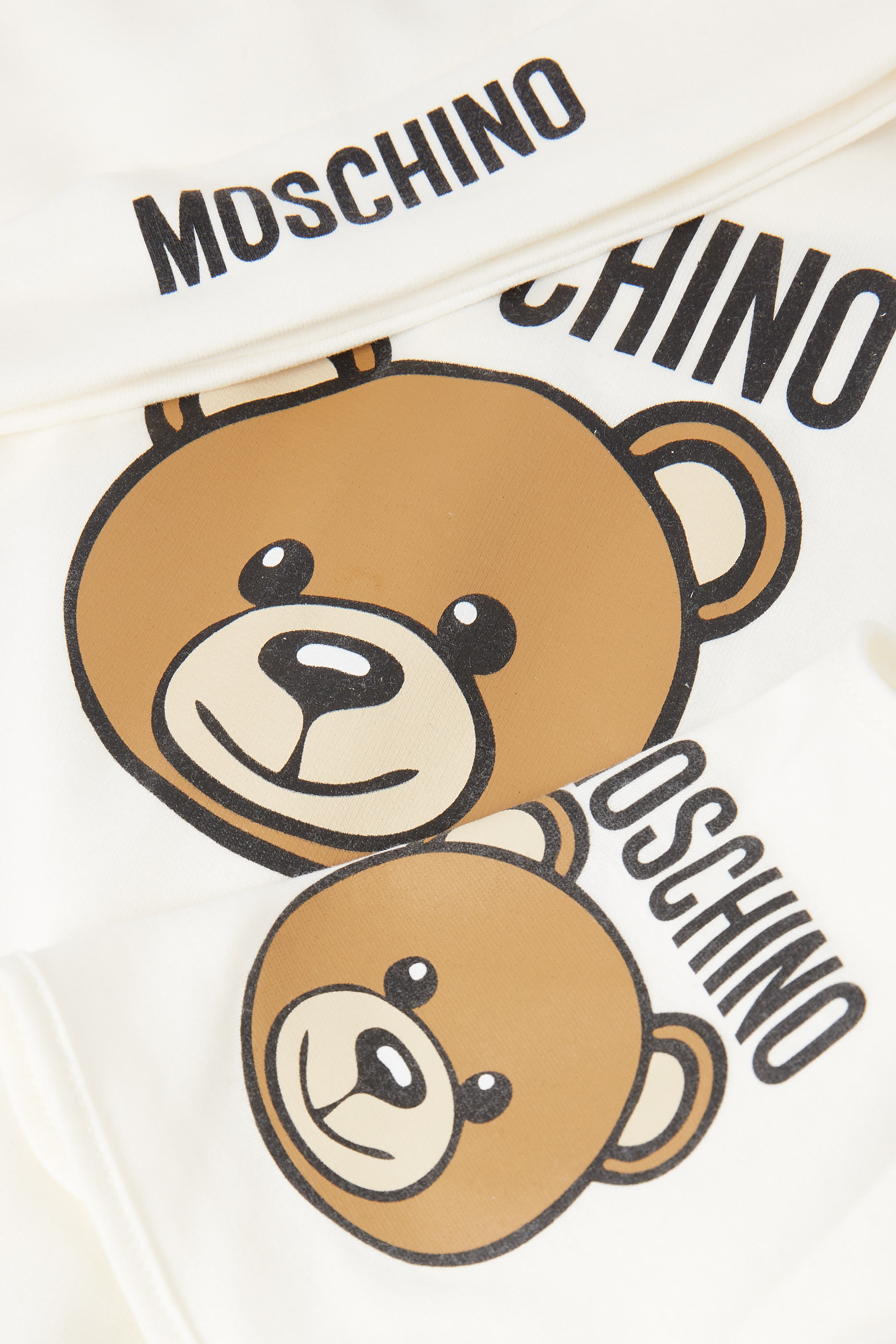 طقم بدلة قطن للأطفال بطبعة دب، 3 قطع