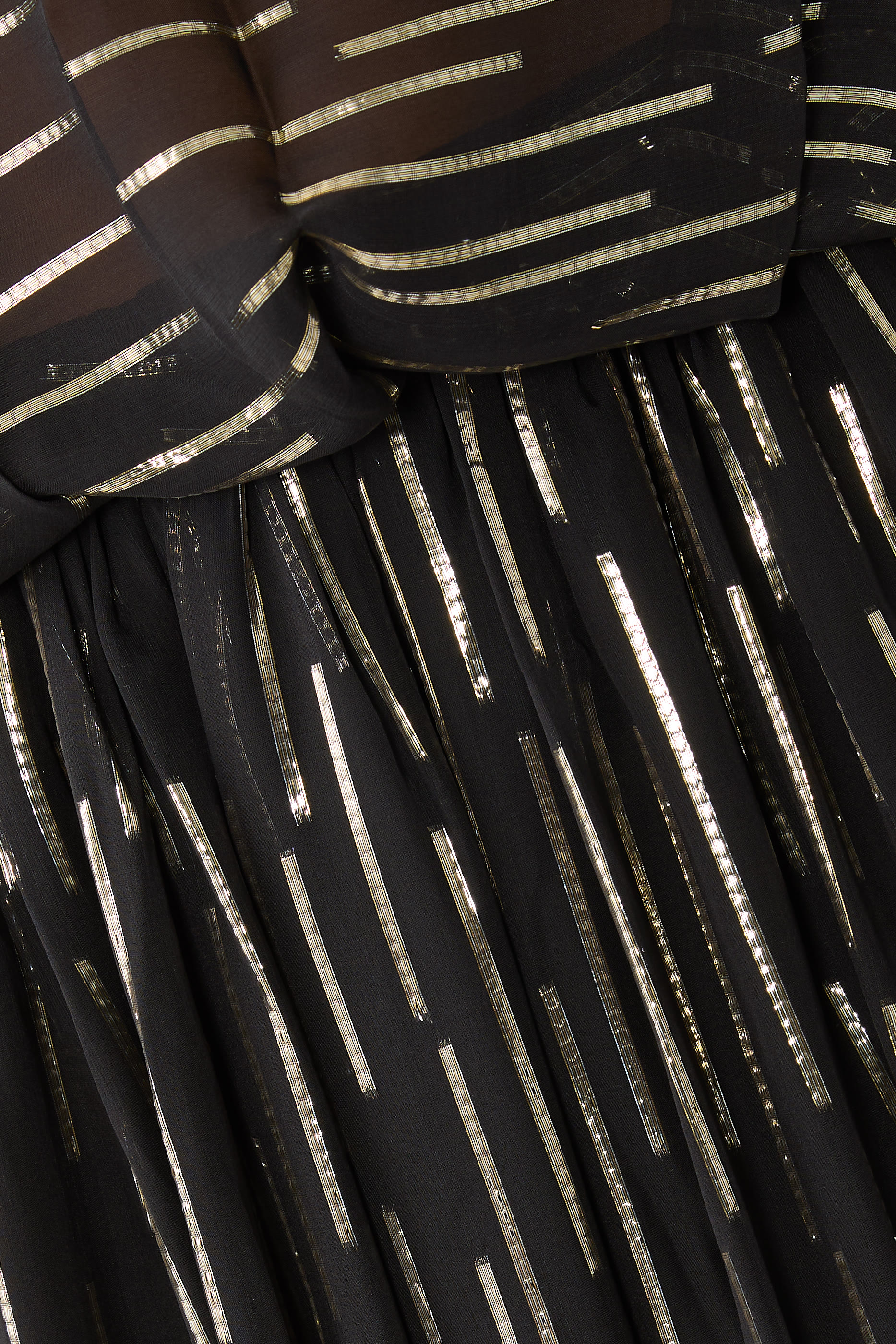 فستان تريبيكا مخطط طويل