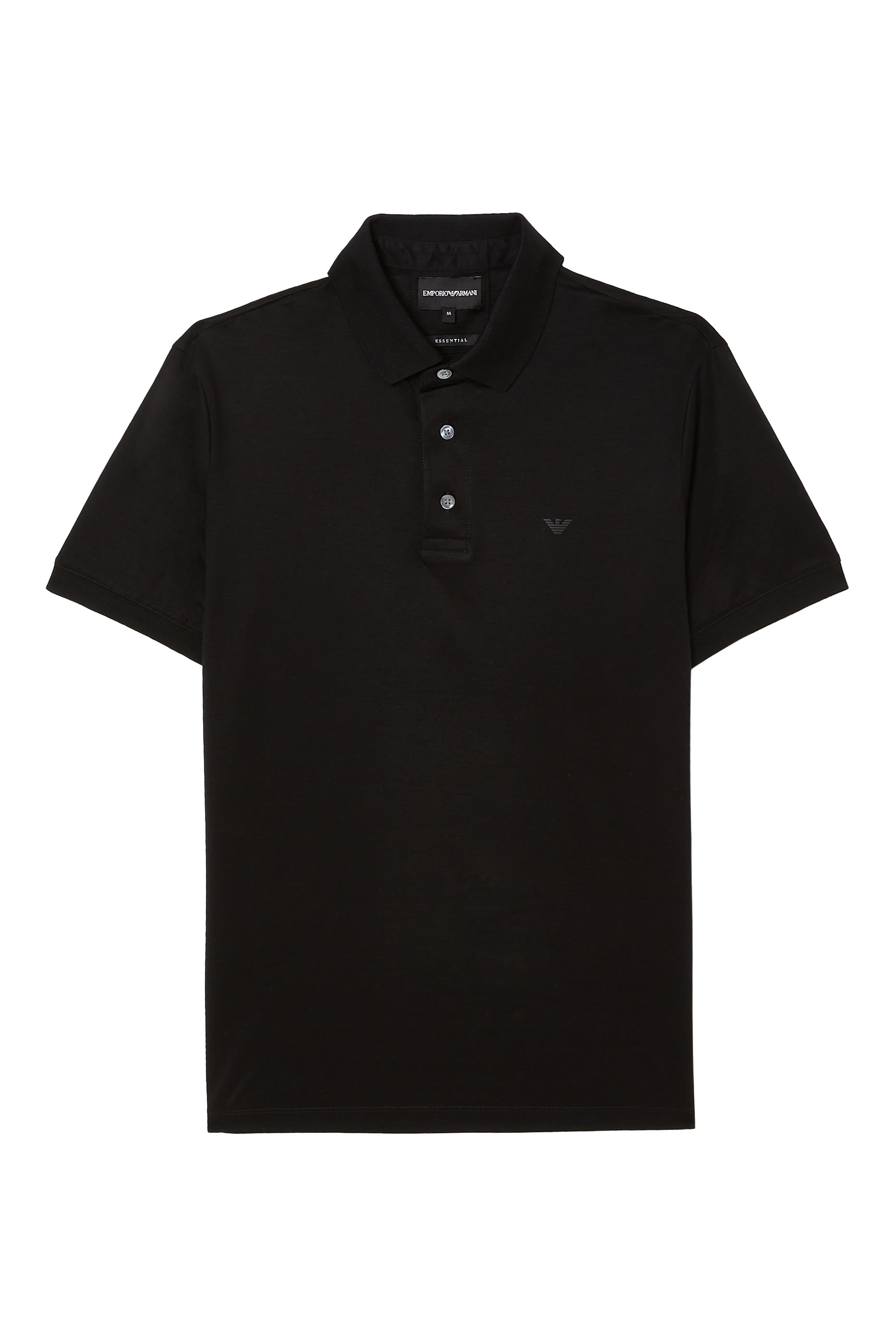 قميص بولو بشعار الماركة بحجم صغير