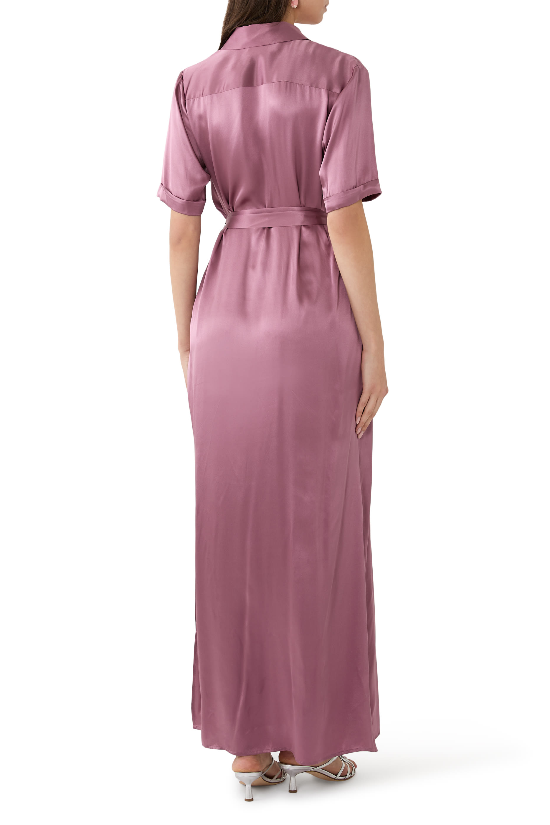 Klement Silk Shirt Dress