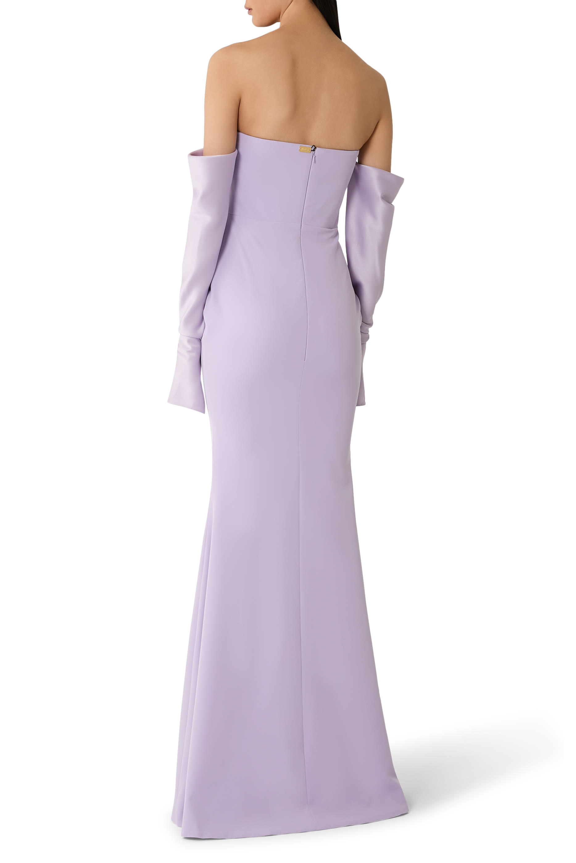 فستان رافين طويل كريب