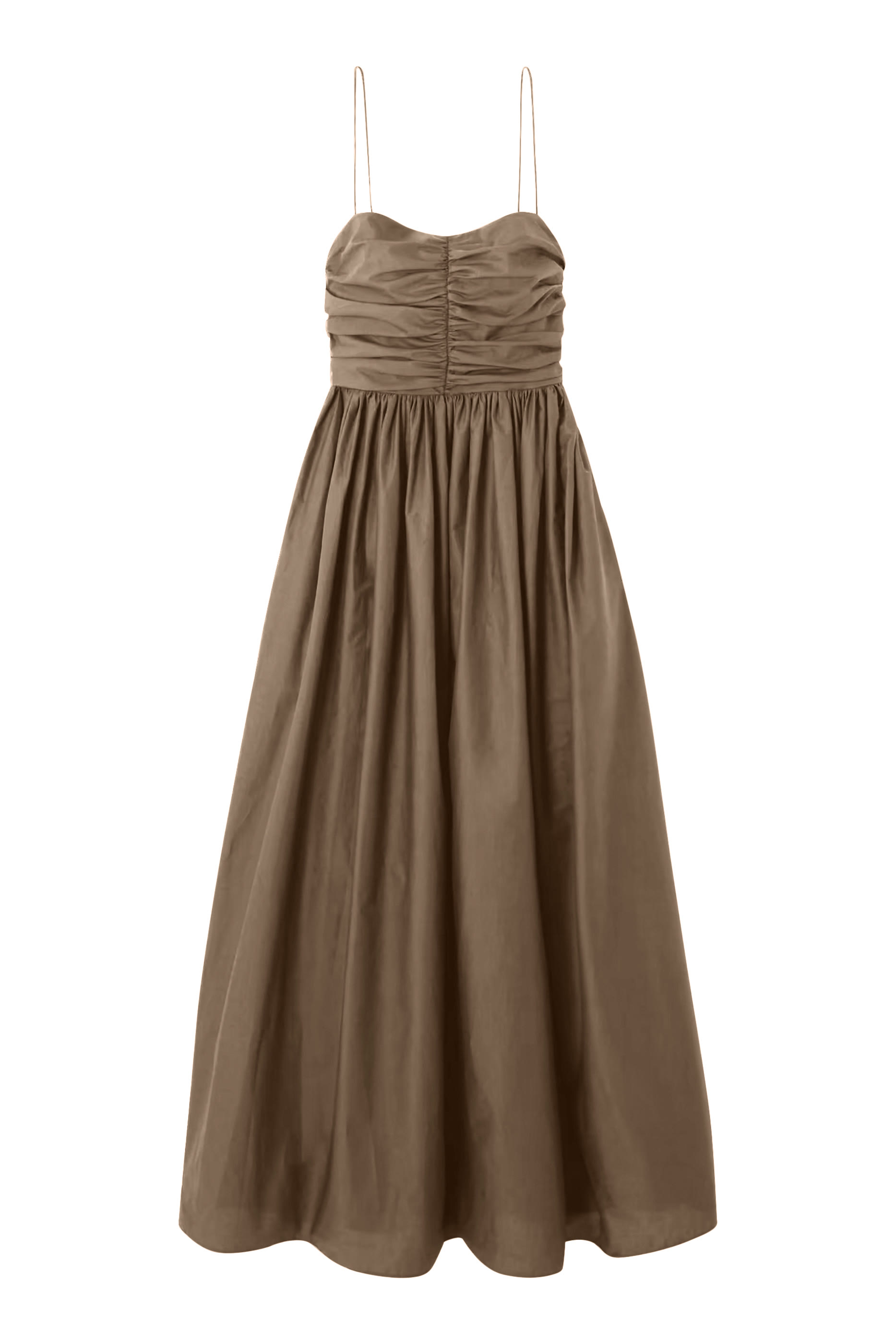 فستان بصدرية بكشكش