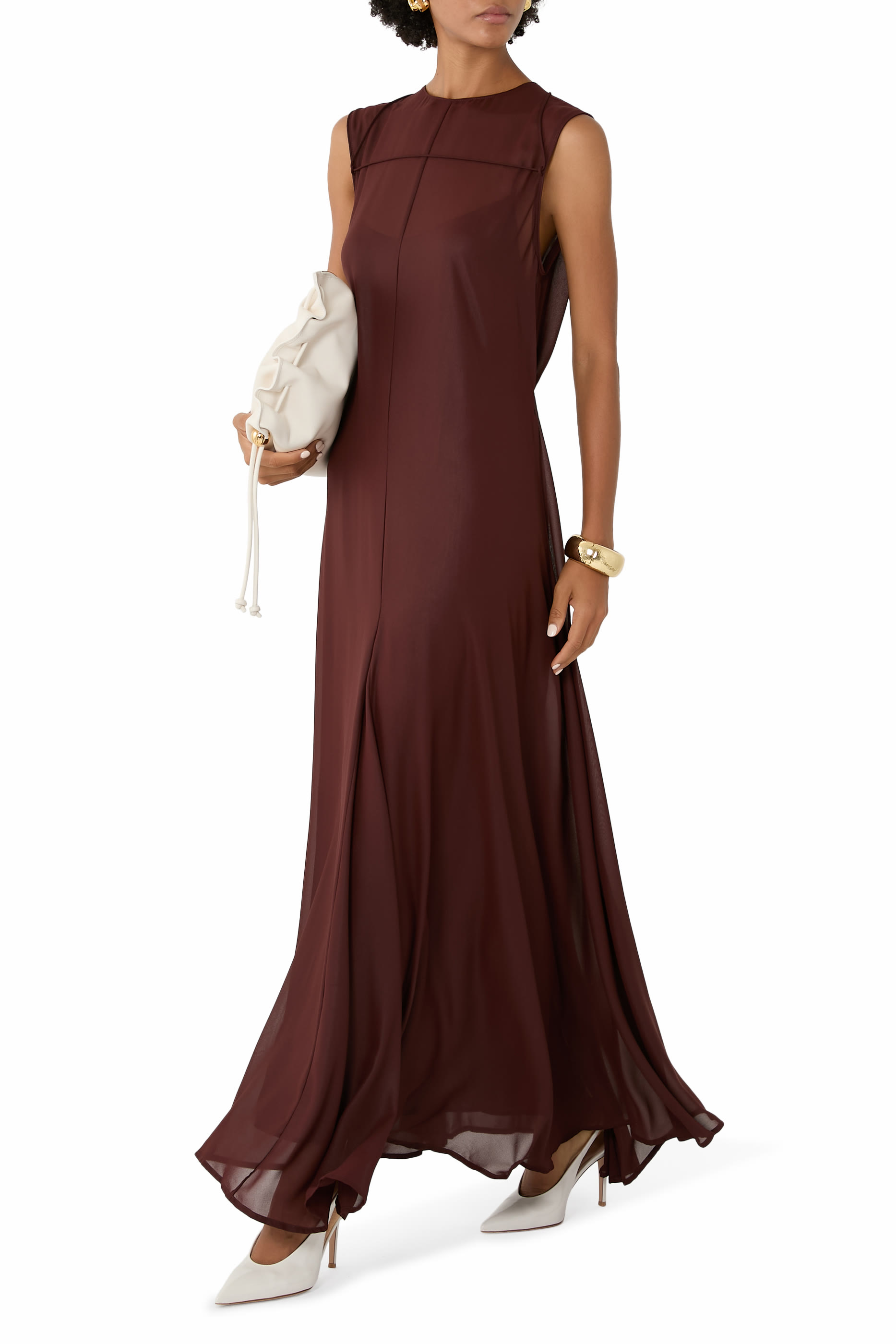  Molten Sheer Maxi Dress