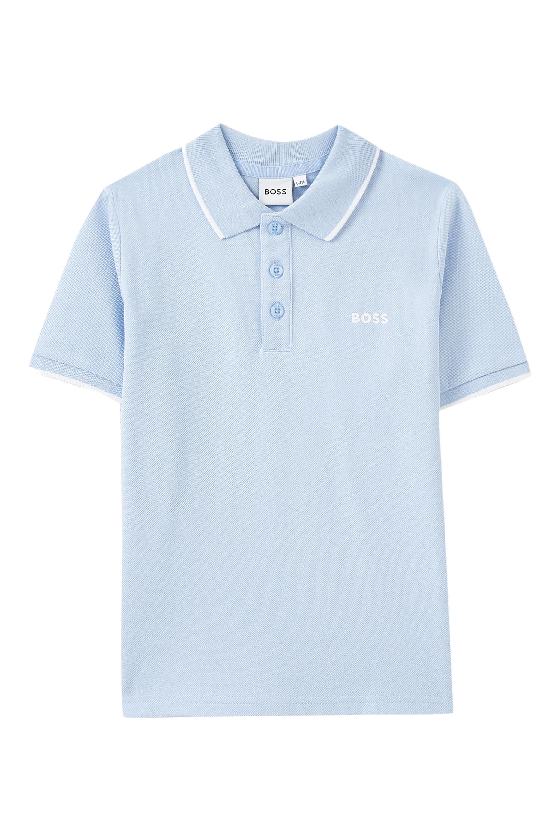 قميص بولو بشعار الماركة للأطفال