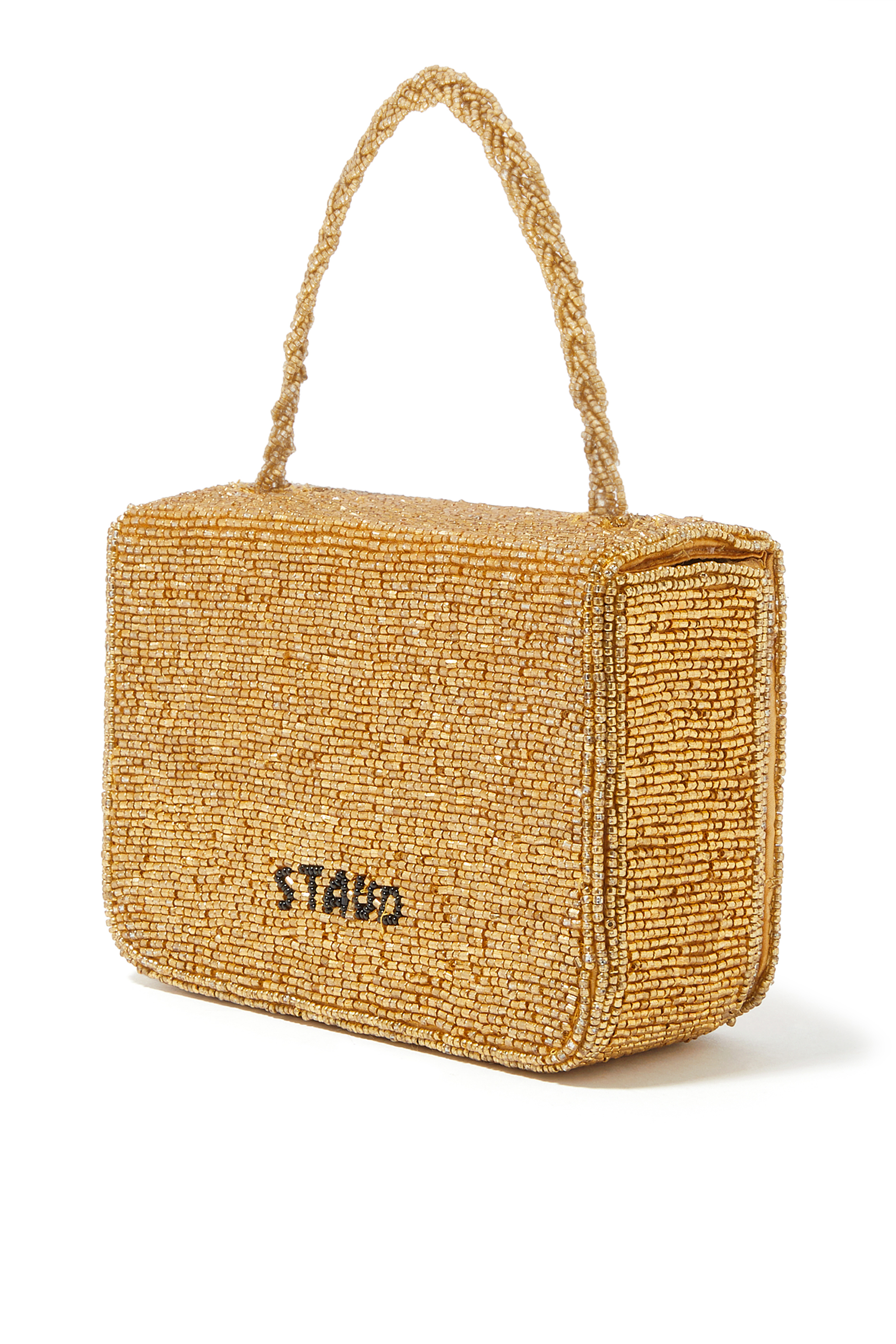 حقيبة كارمين مربعة مرصعة بالخرز