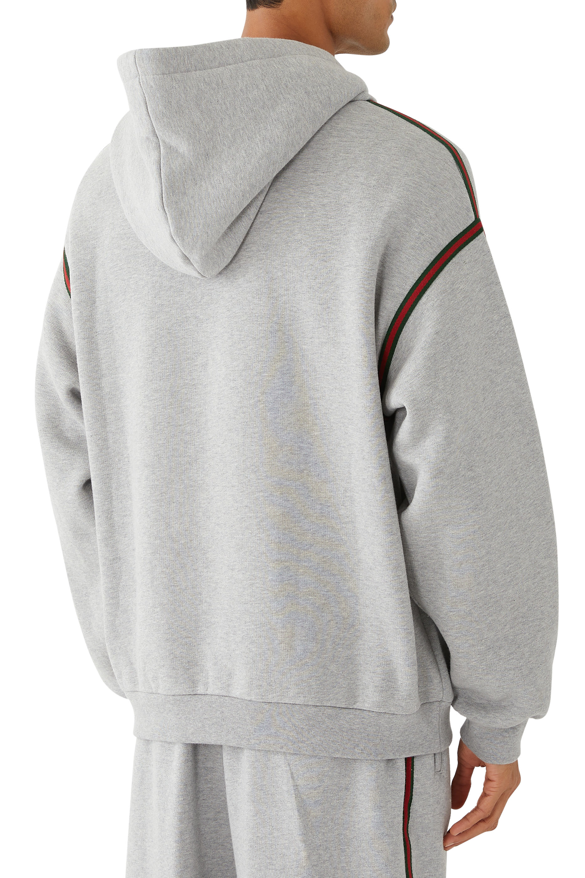 سويت شيرت بغطاء رأس قطن جيرسيه