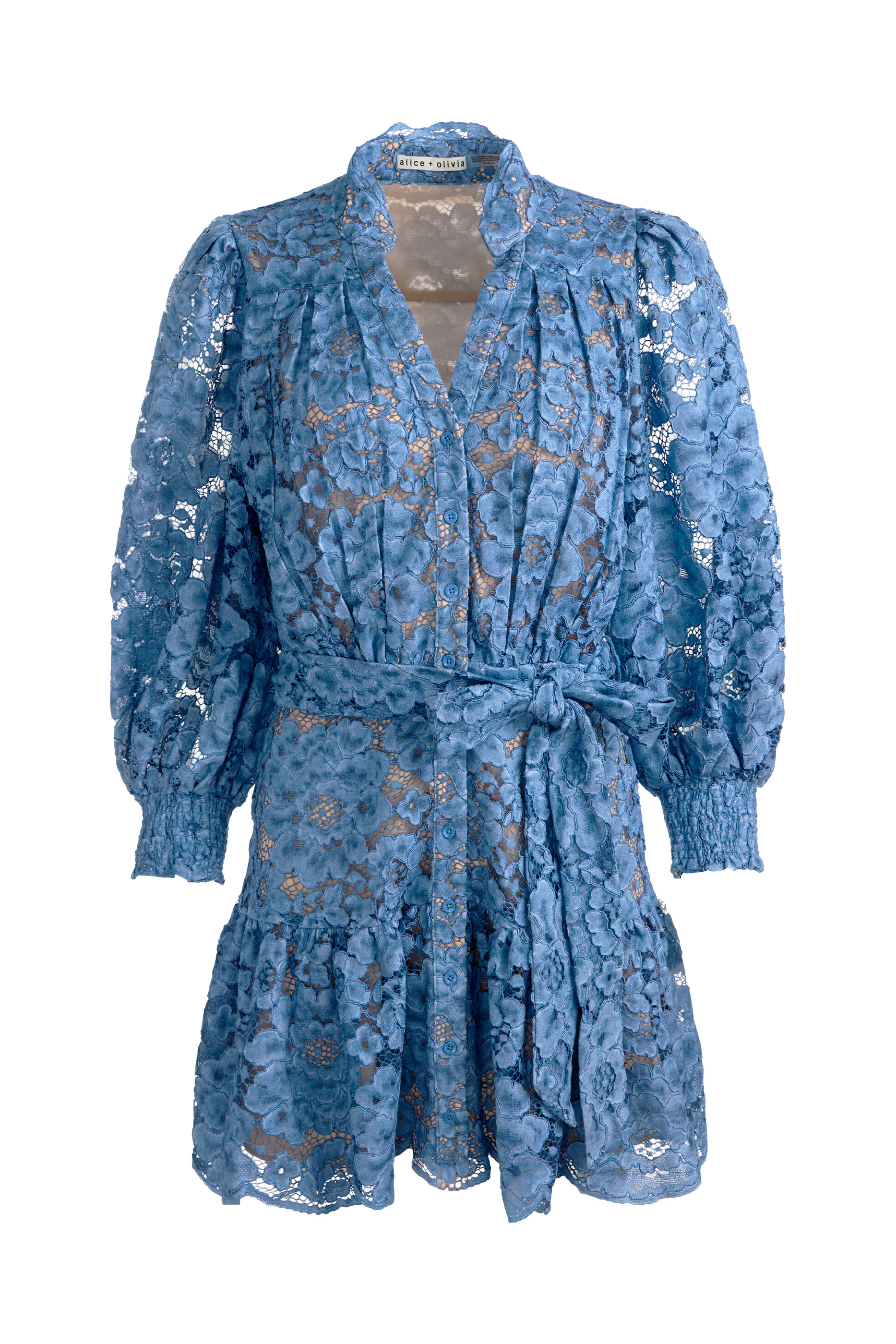 فستان كورا قصير بنمط قميص