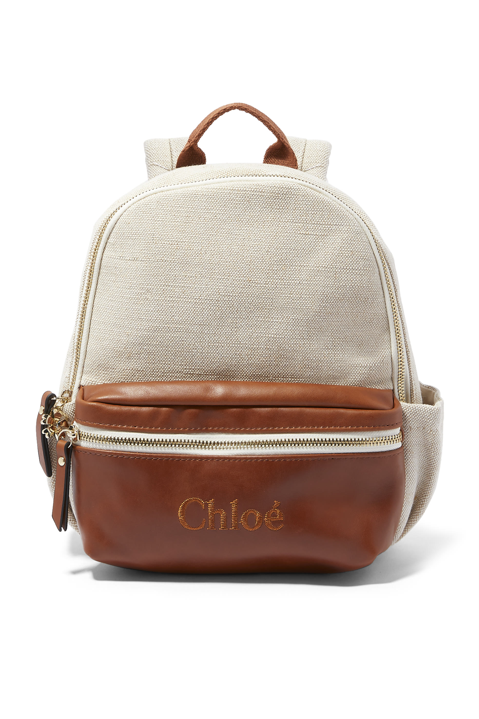 حقيبة ظهر للأطفال مطرزة بشعار الماركة