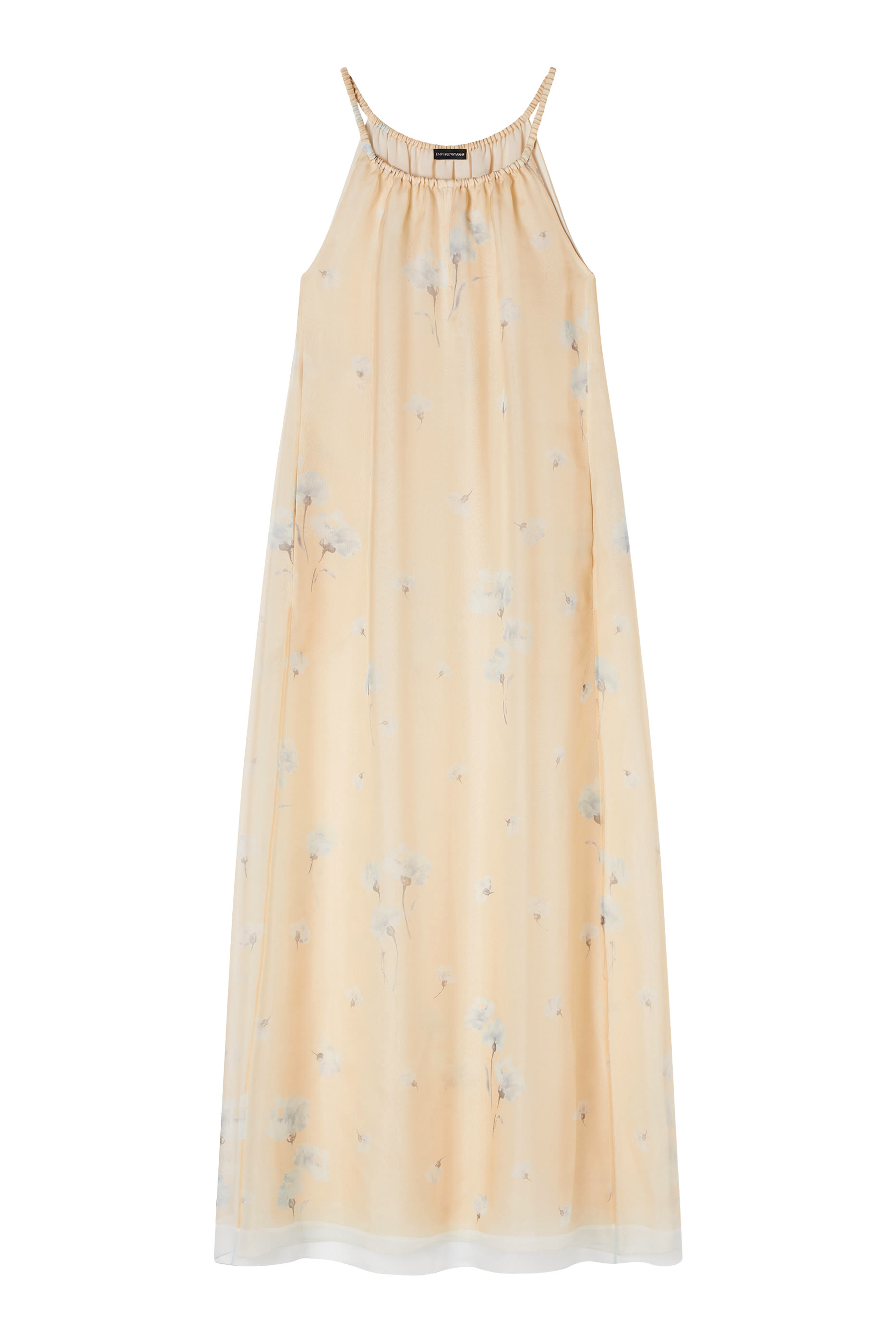 فستان طويل حرير أورجانزا