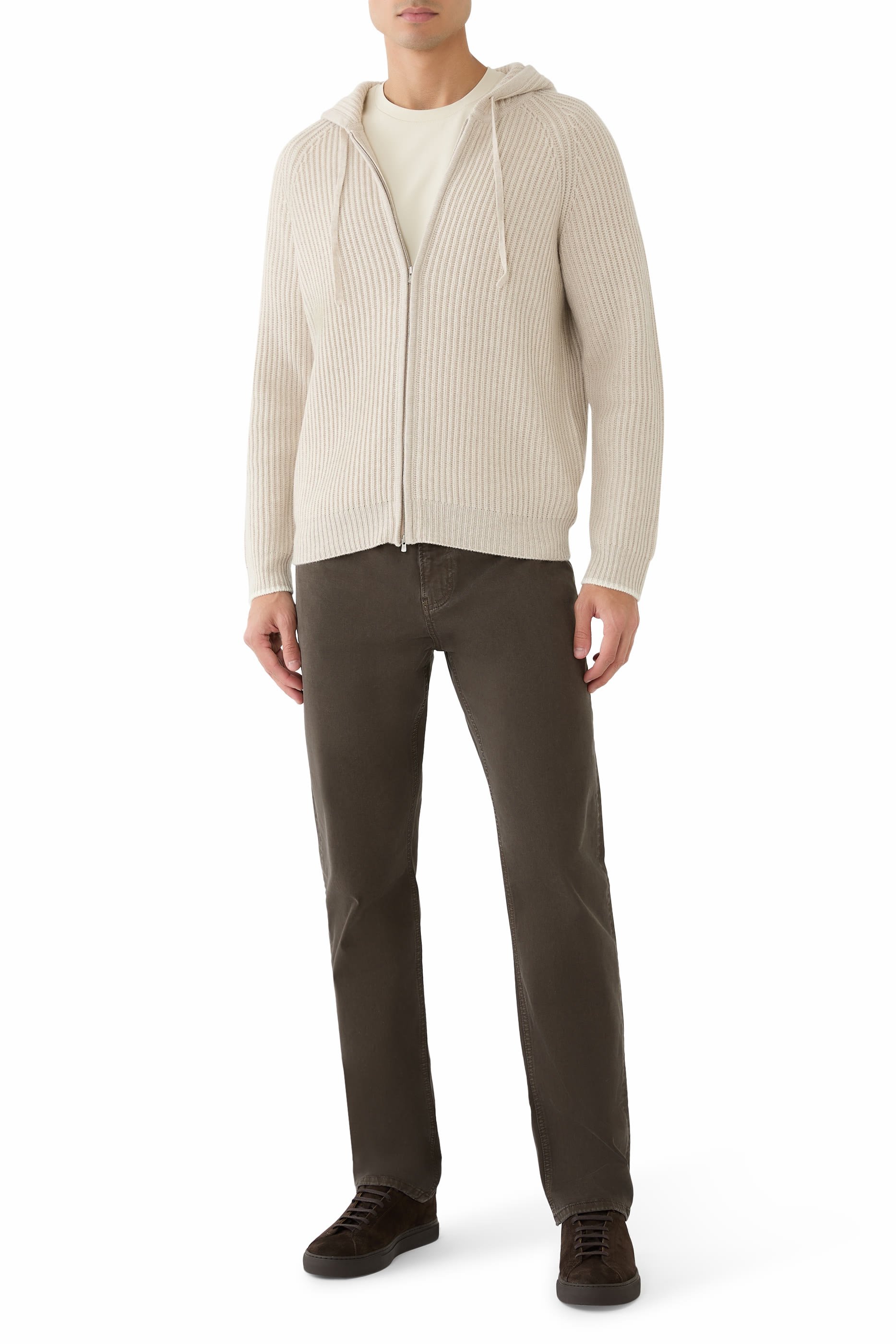 كارديجان بسحاب وغطاء رأس