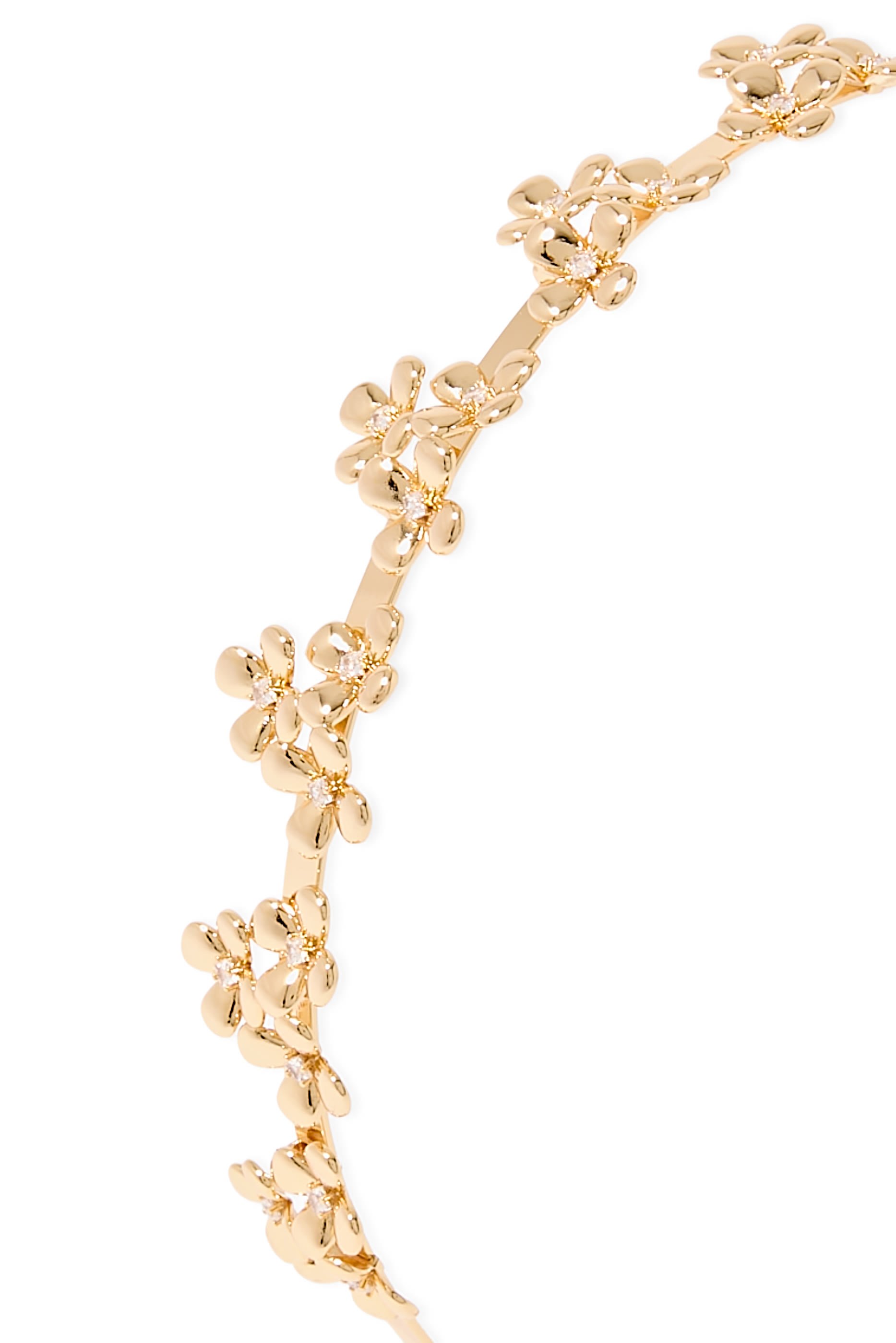 طوق رأس مزين بأزهار