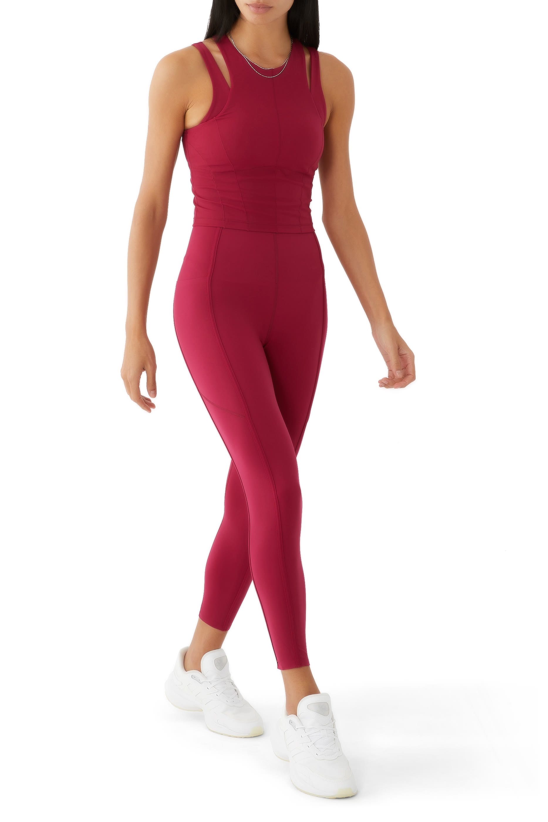 لغينغز رياضي باور التراسكولبت بخصر مرتفع وقصة بطول 7/8