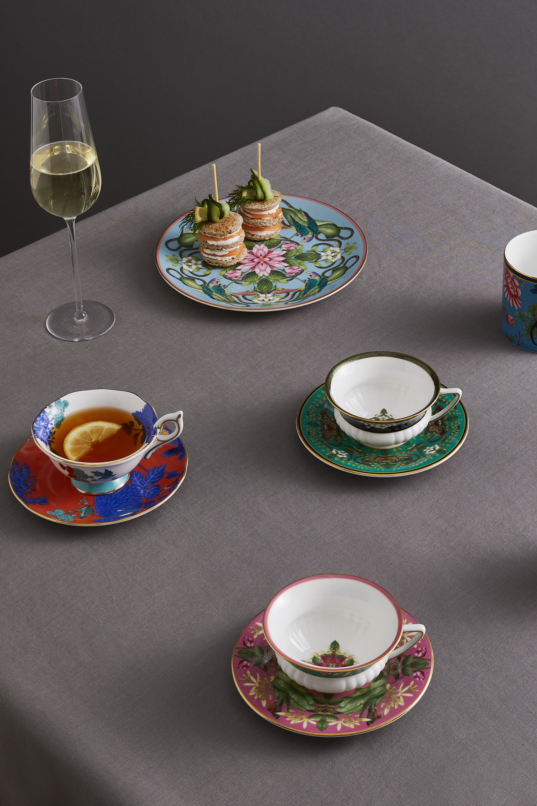 Wonderlust Pink Lotus Teacup & Saucer