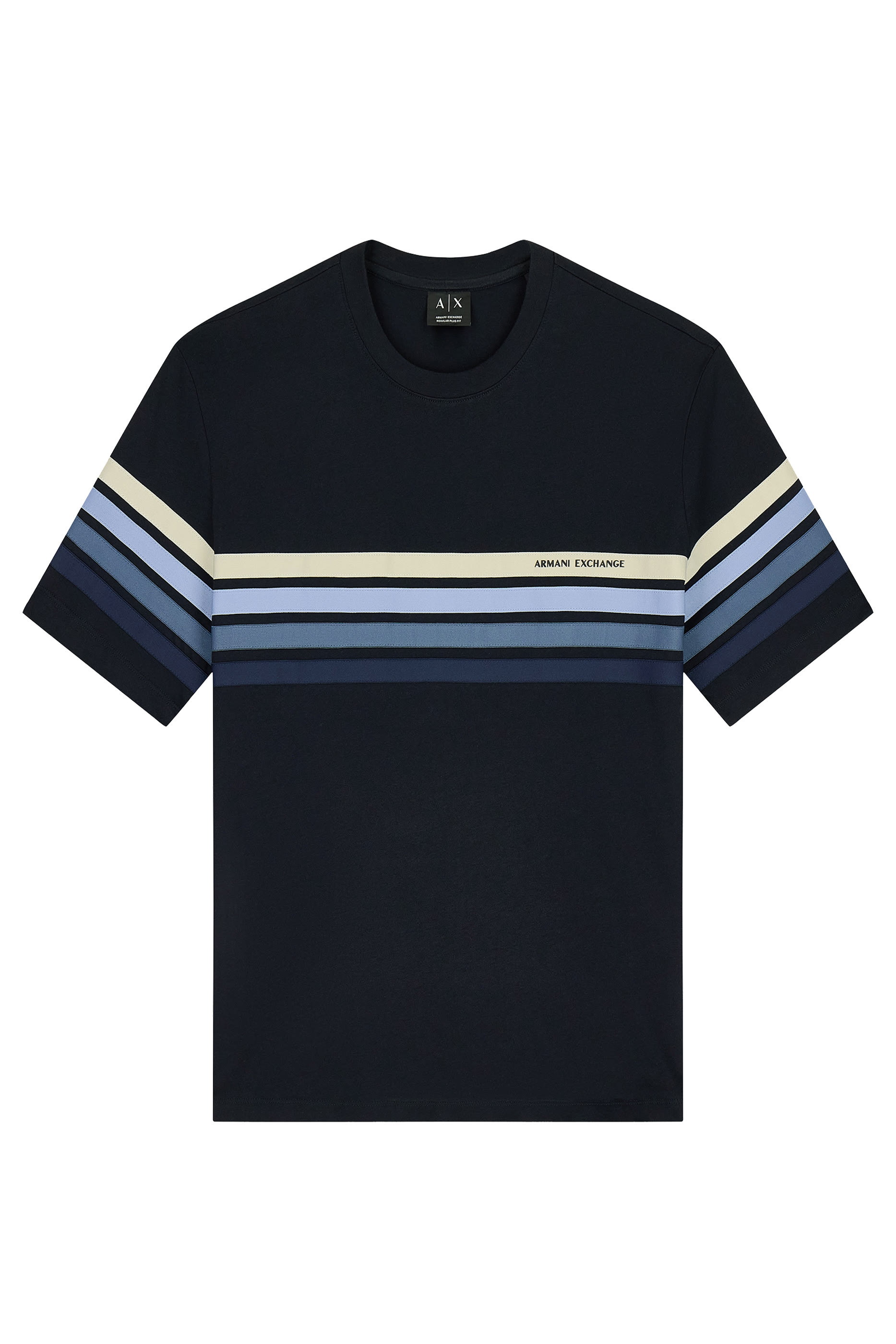 AX Logo Lined T-Shirt