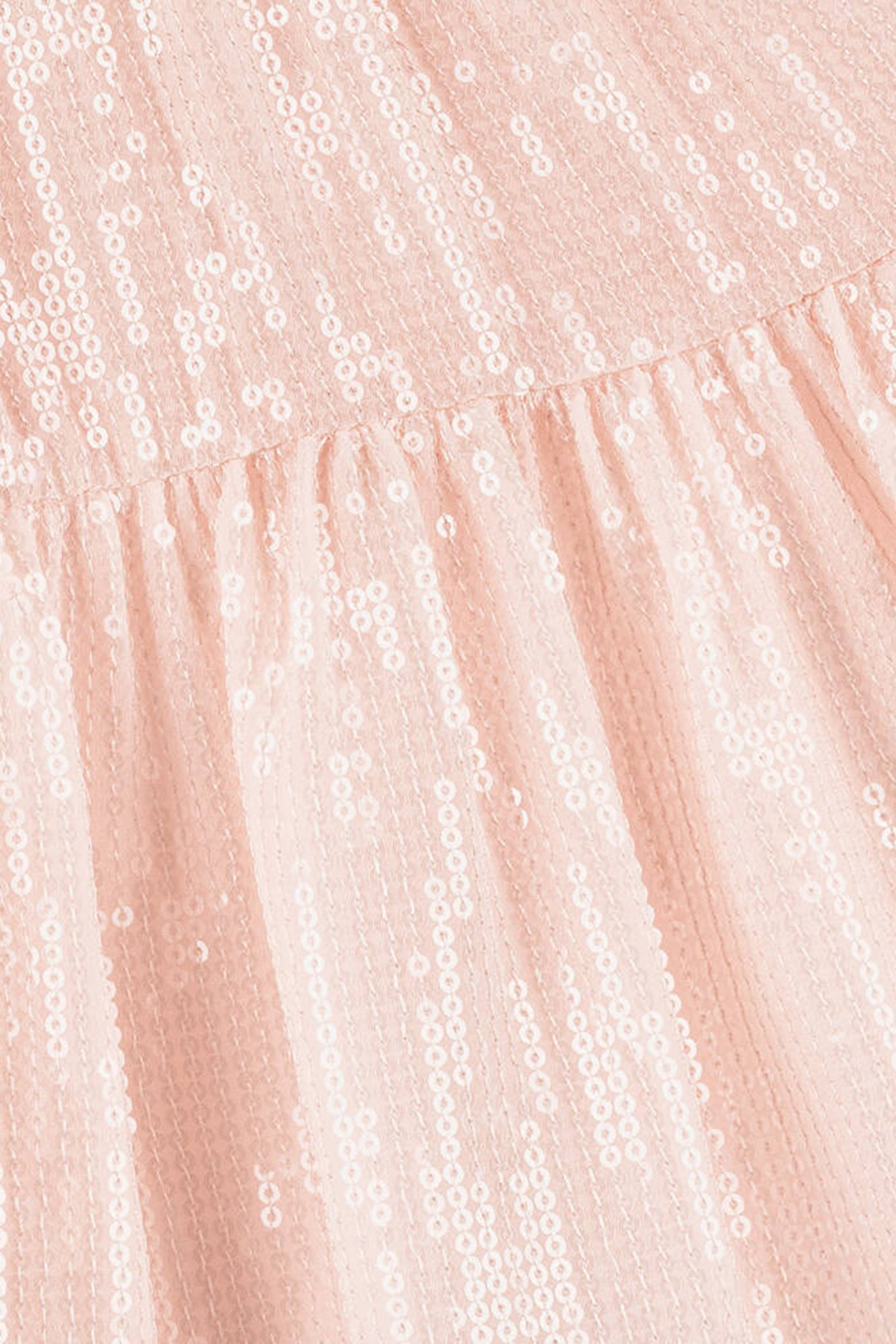 فستان مزين بترتر شيفون للأطفال