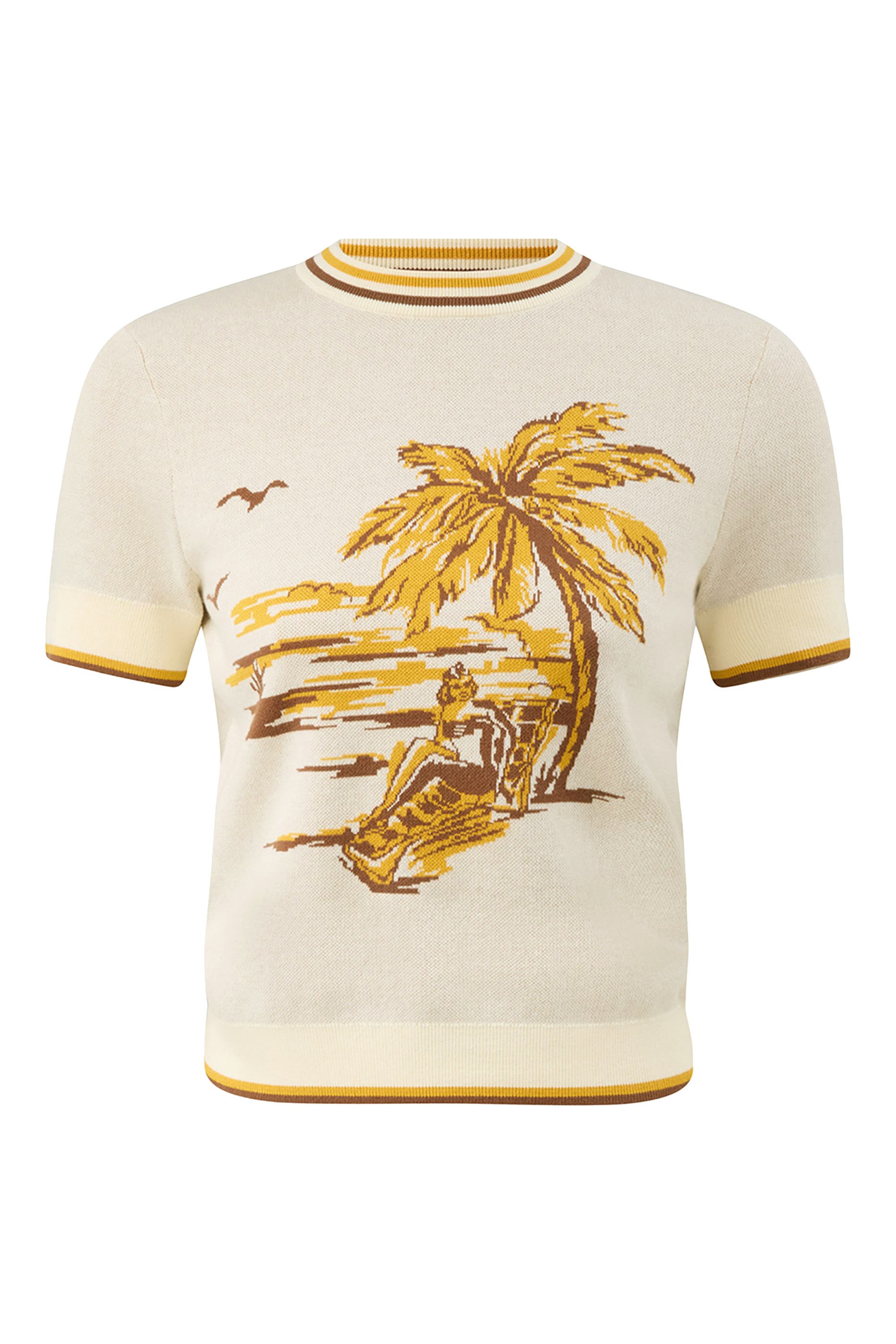 تيشيرت بنقشة داي لايت جاكار