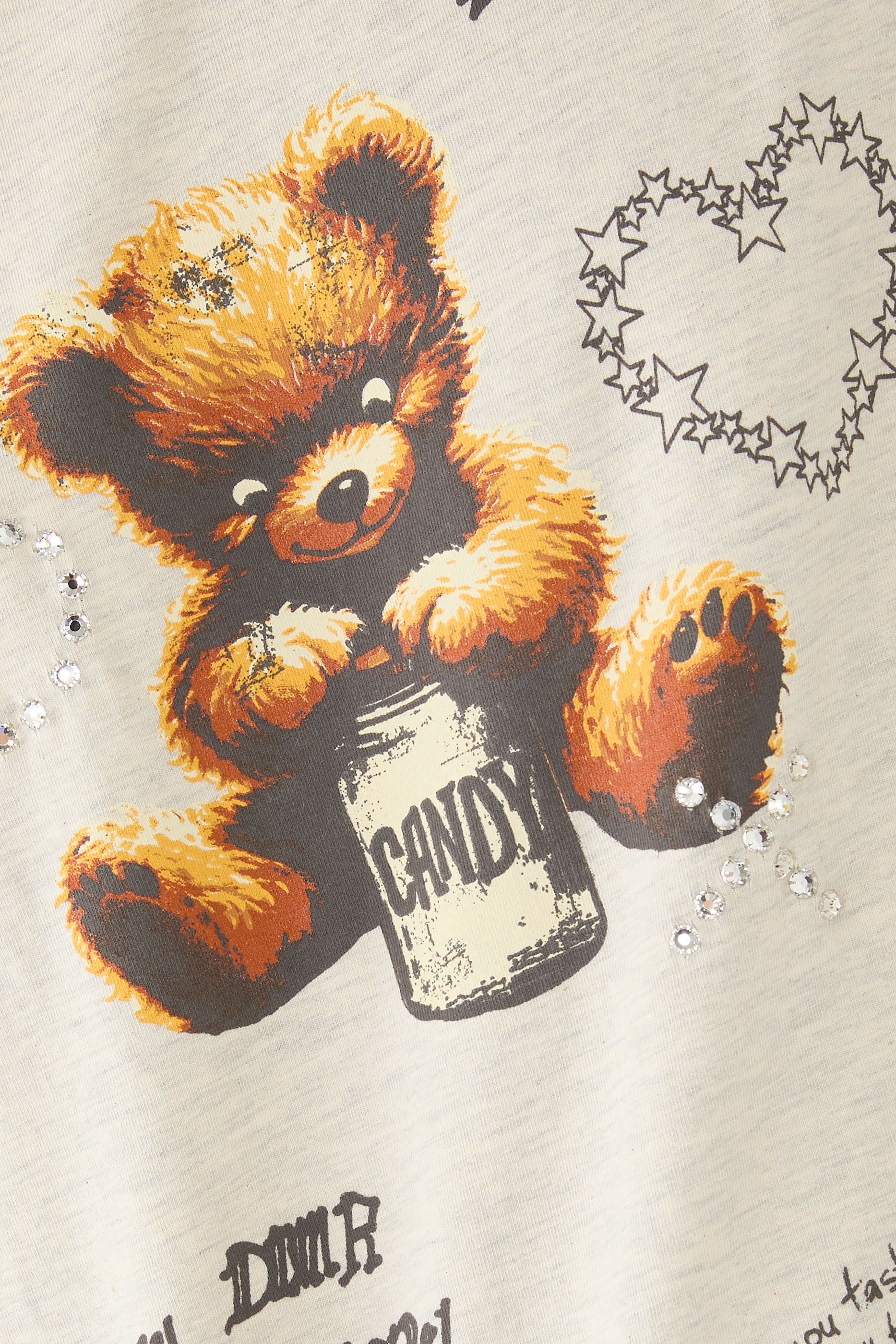 تيشيرت بنقشة علبة حلوى