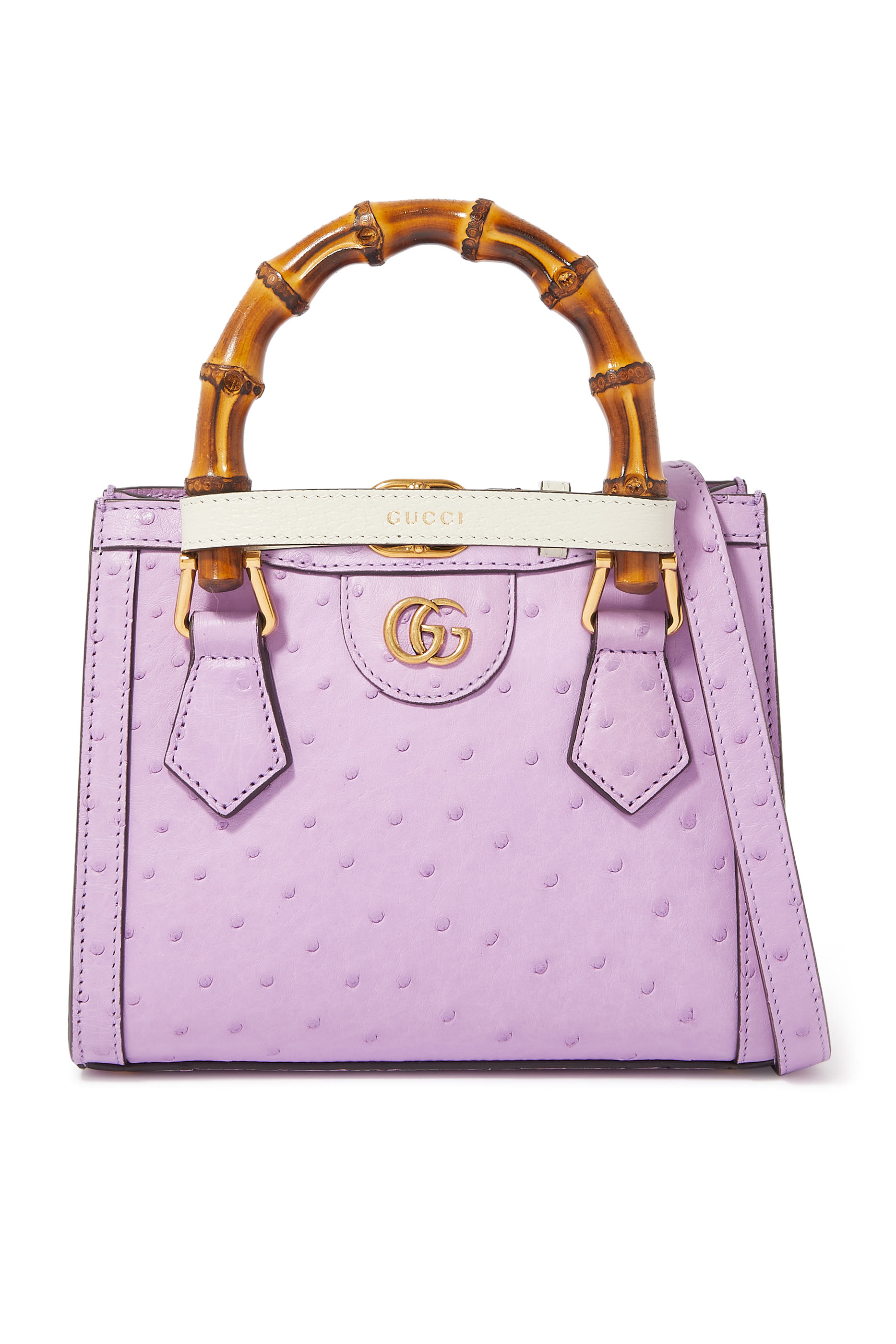 Diana Mini Ostrich Tote Bag