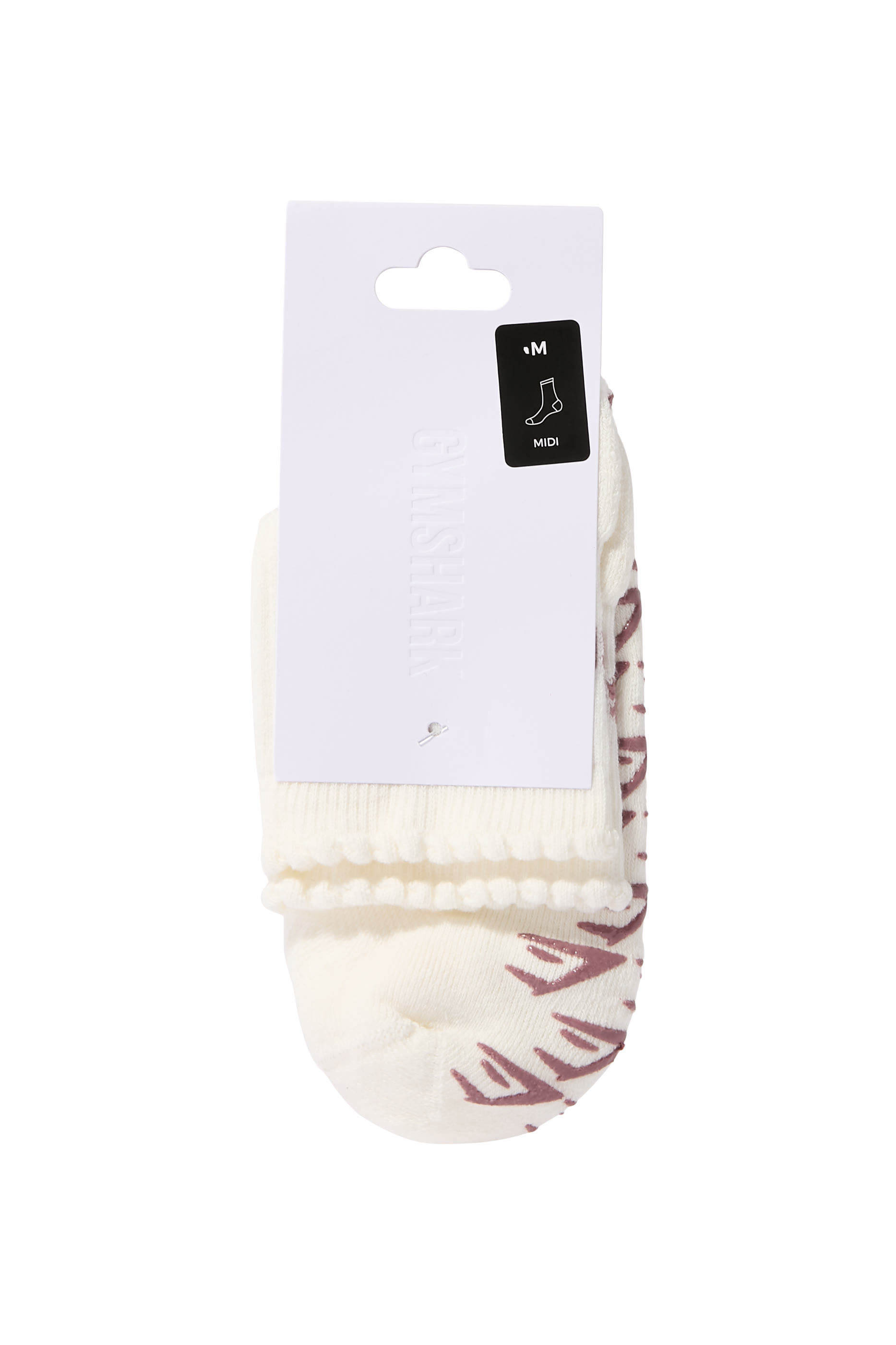 Midi Scalloped Grip Socks