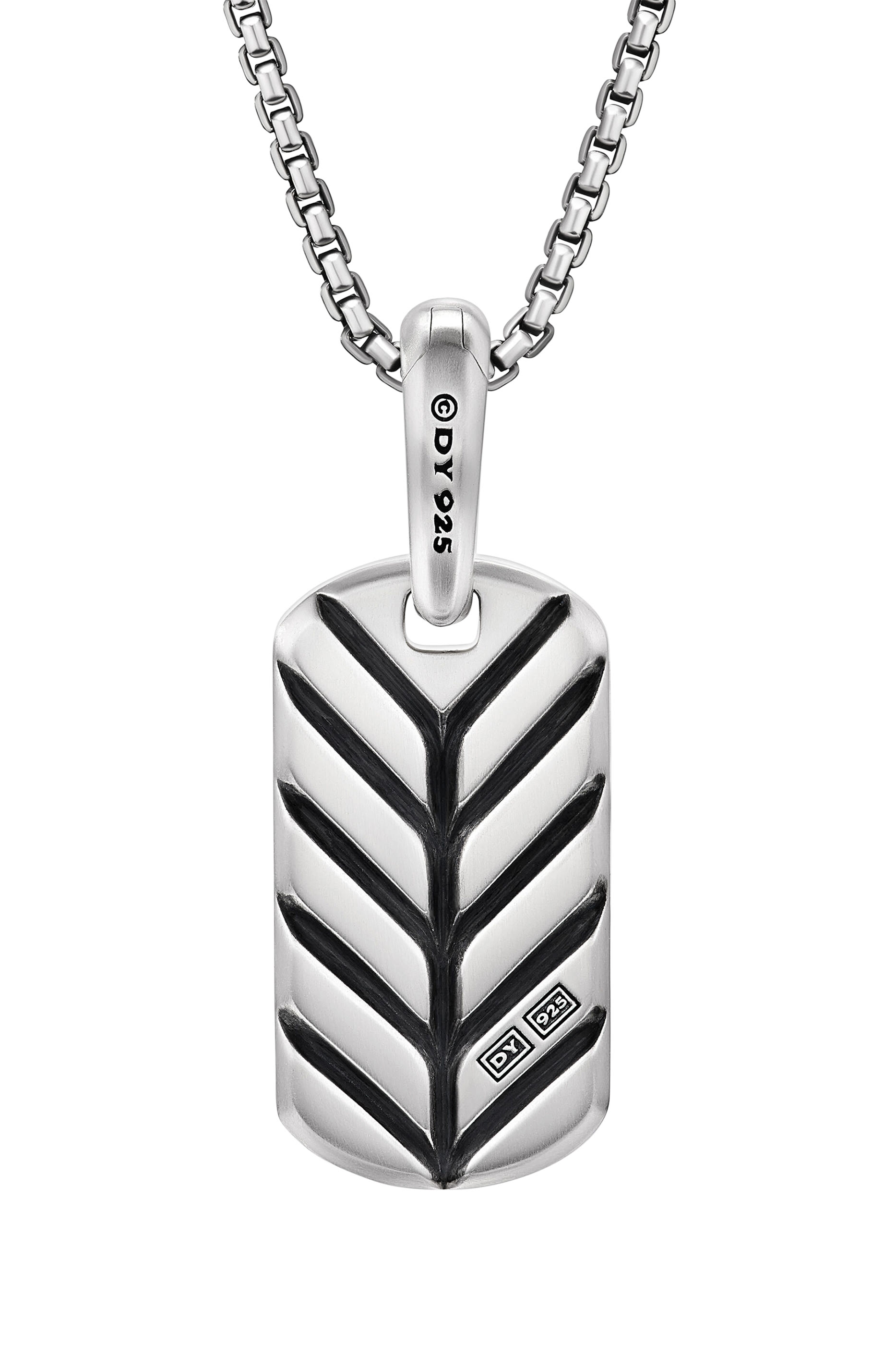 دلاية بنقشة شيفرون فضة إسترلينية مرصعة بحجر ملاكيت